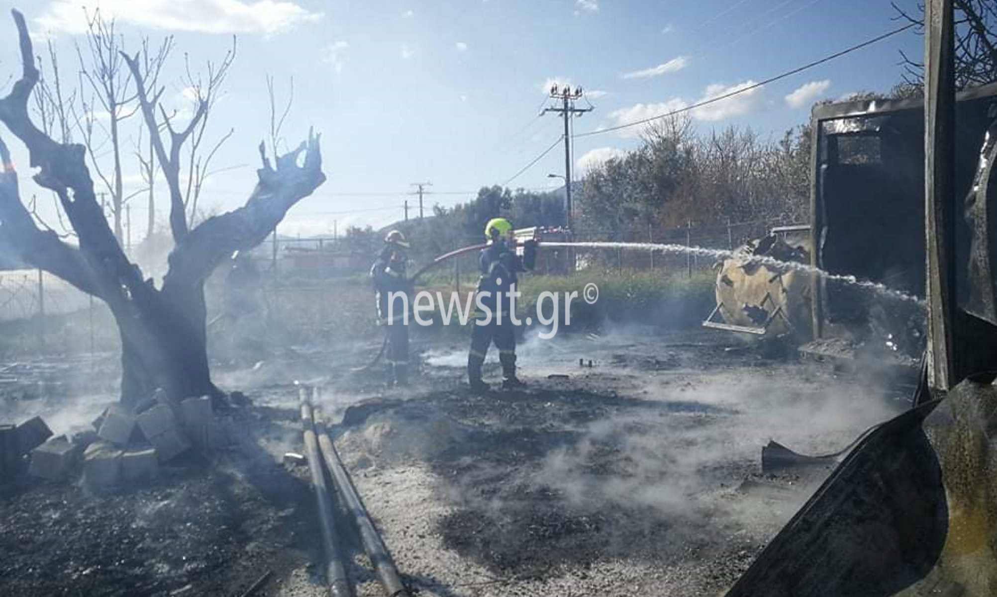 Φωτιά στη Μεταμόρφωση – Οι πρώτες εικόνες