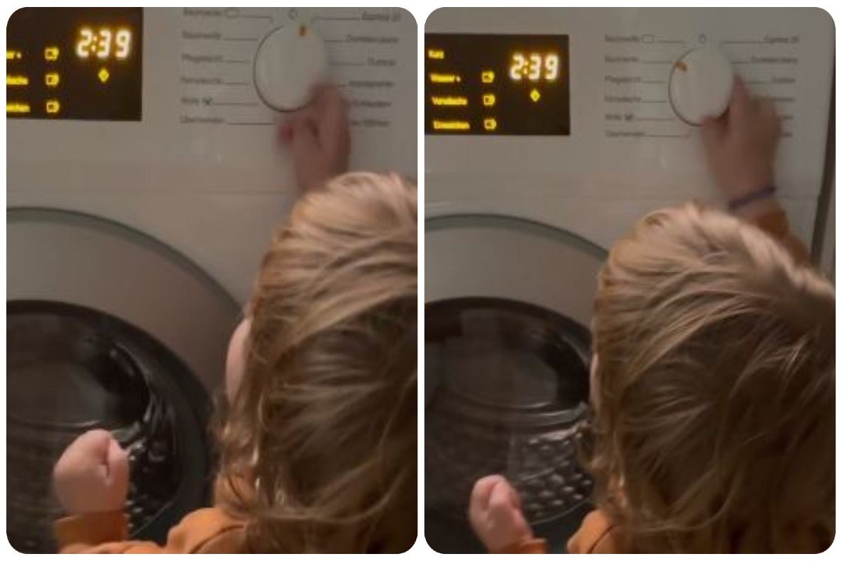Τζένη Μπαλατσινού: «Νοικοκύρης» ο 1,5 έτους γιος της – Το αστείο στιγμιότυπο με το πλυντήριο