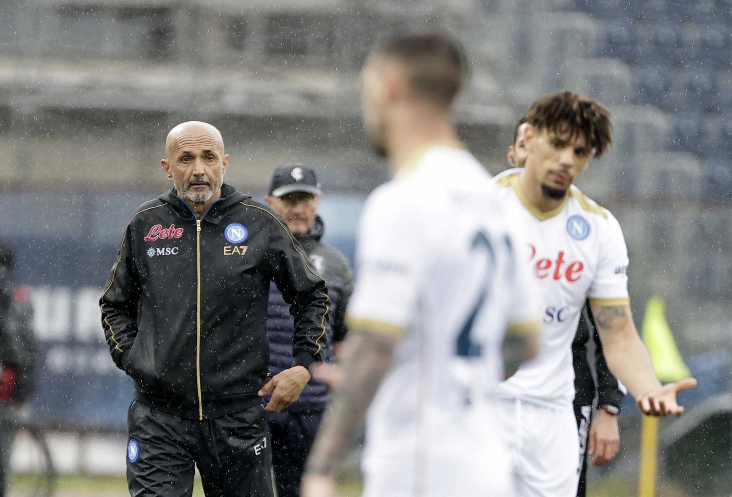 Soccer Football - Serie A - Empoli v Napoli - Stadio Carlo Castellani, Empoli, Italy - April 24, 2022 Napoli's coach Luciano Spalletti REUTERS