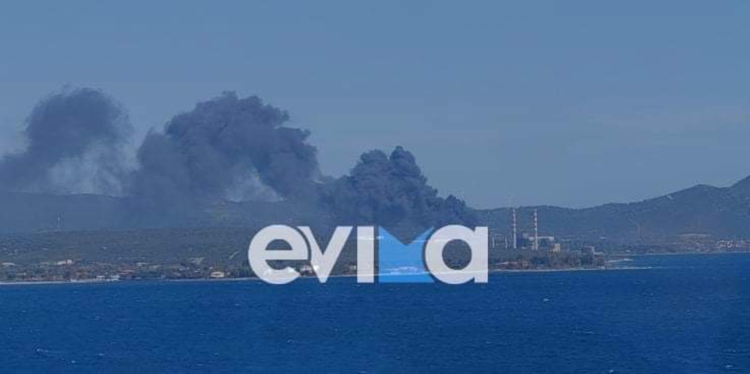 Εύβοια: Φωτιά σε εργοστάσιο στο Αλιβέρι