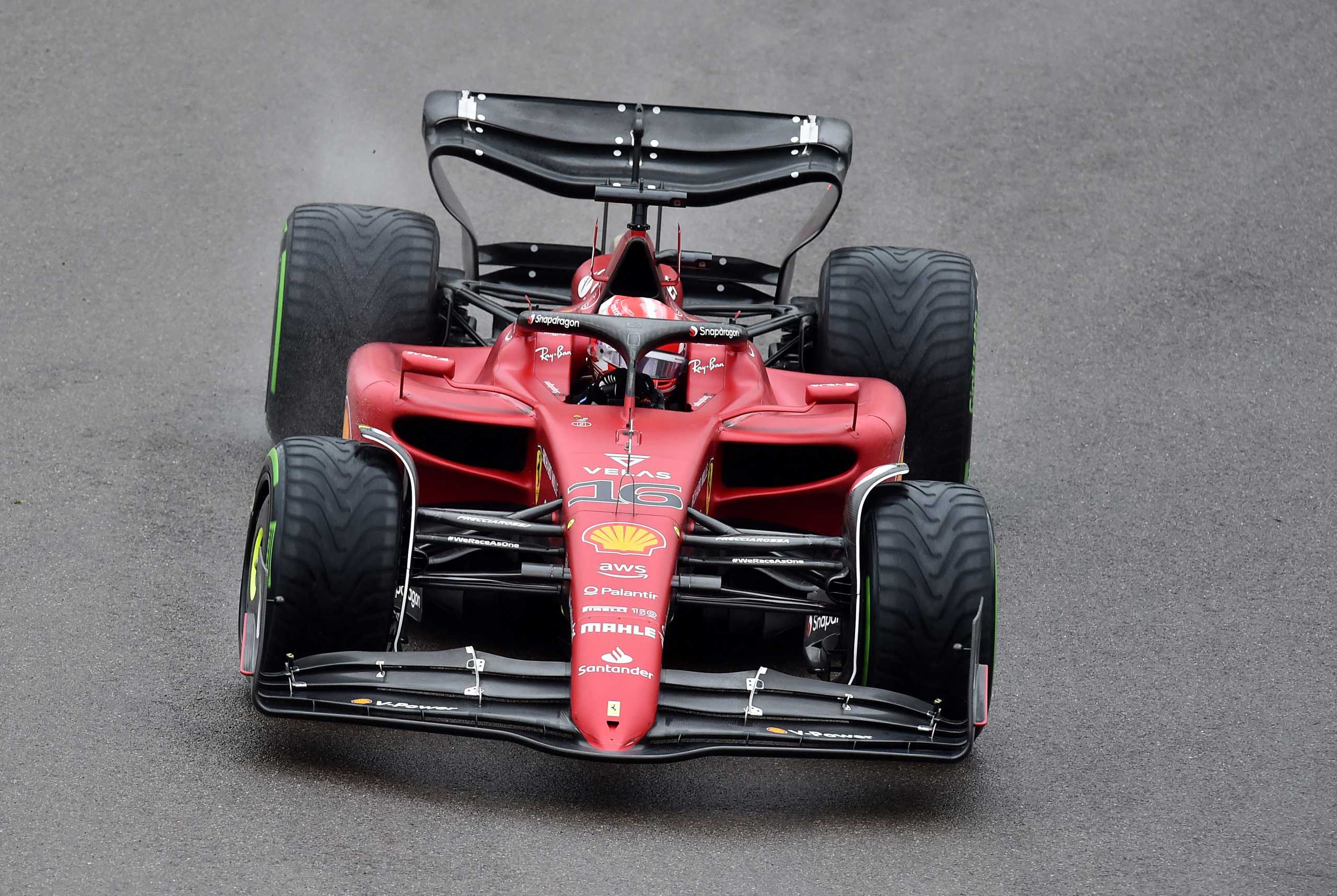 Formula 1: Ο Λεκλέρ ήταν ο ταχύτερος στις βροχερές πρώτες δοκιμές της Ίμολα