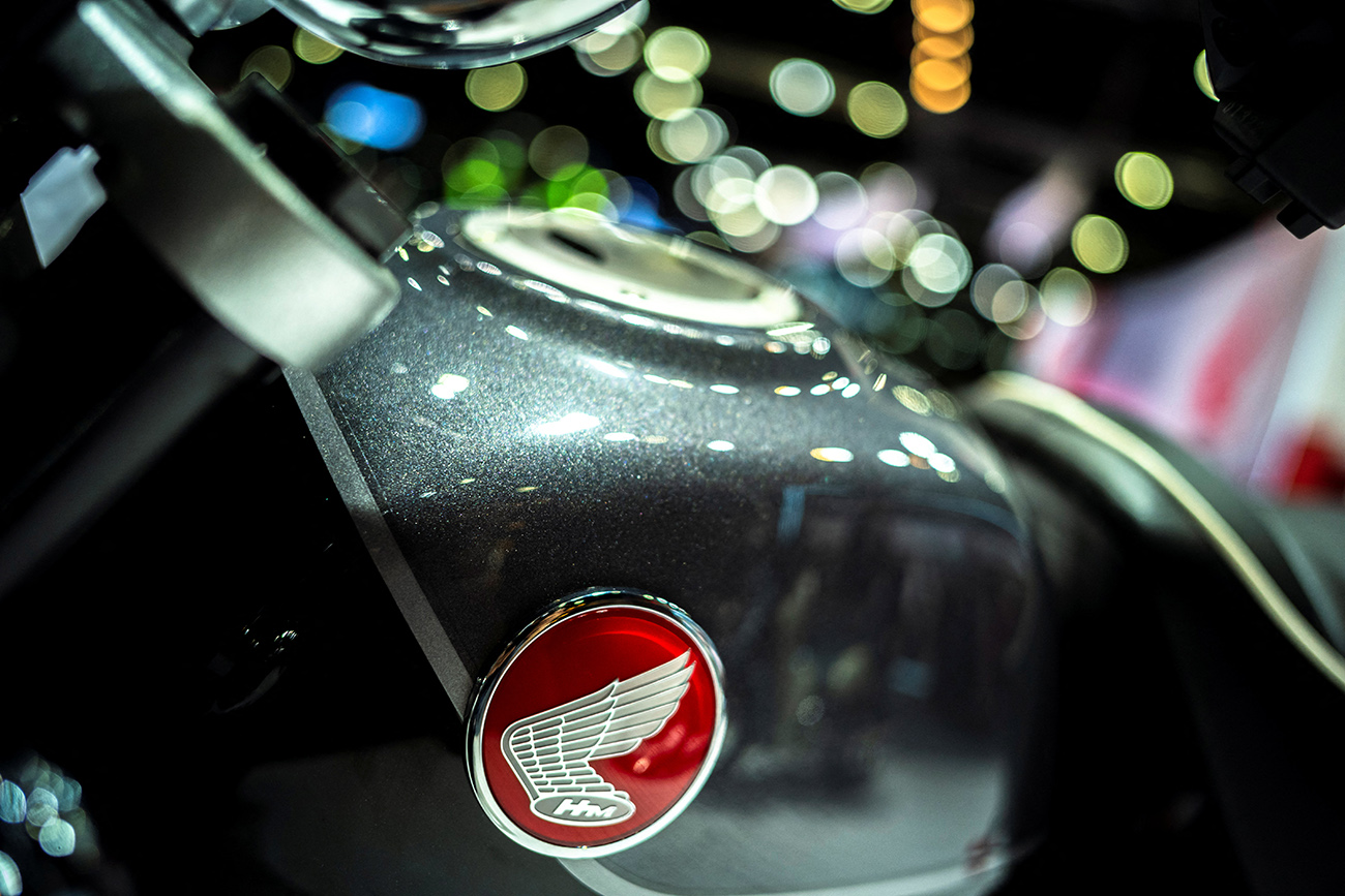 The Honda Motor logo is pictured at the 43rd Bangkok International Motor Show, in Bangkok, Thailand, March 22, 2022. REUTERS