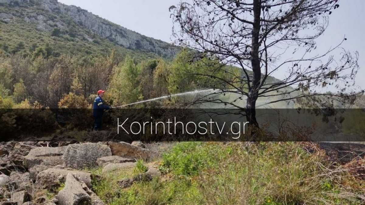 Κορινθία: Φωτιά στο Ξυλόκαστρο