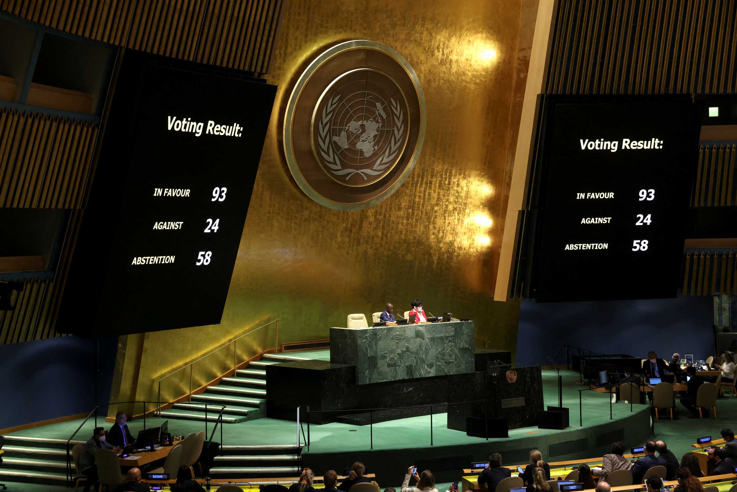 Оон проголосовал. Голосование ООН по России. Голосование за исключение России из СПЧ ООН. Ассамблея ООН 2011. Ассамблея ООН выступление.