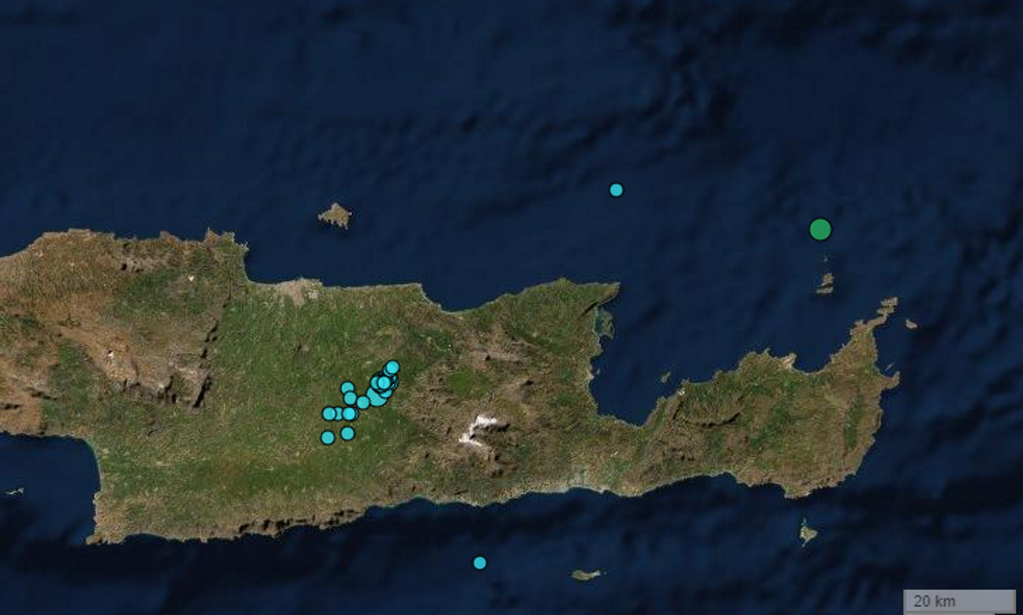 Και νέος σεισμός στο Αρκαλοχώρι – Ρηχό το εστιακό βάθος