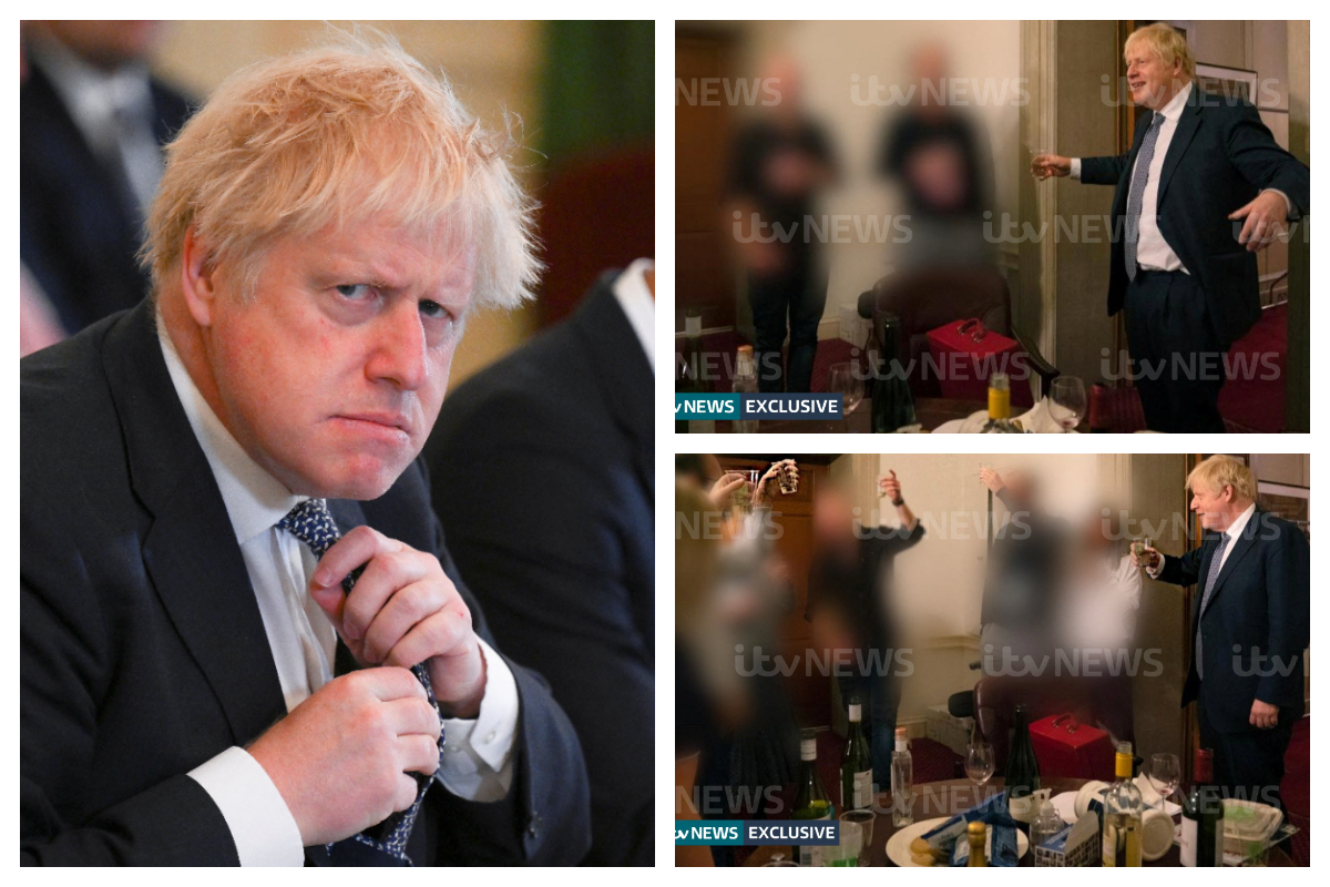Μπόρις Τζόνσον: Νέες φωτογραφίες του πρωθυπουργού από το partygate