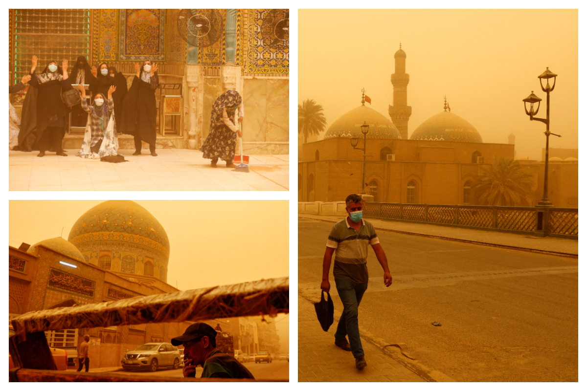 Αμμοθύελλα «πνίγει» το Ιράκ – Έκλεισαν αεροδρόμια και δημόσιες υπηρεσίες