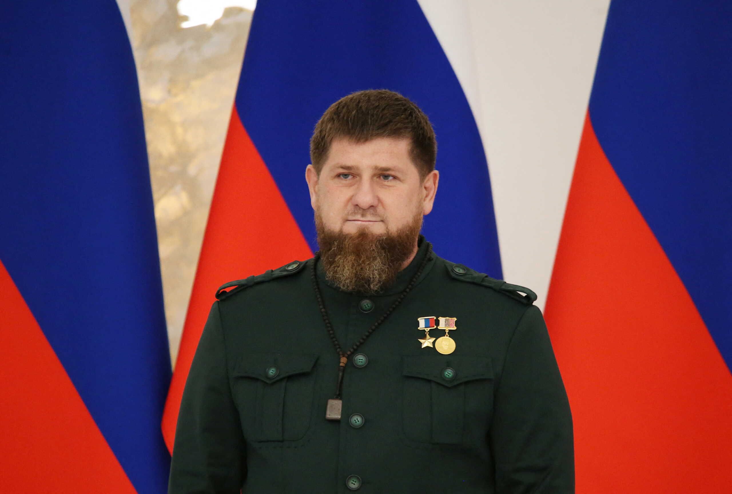 FILE PHOTO: Re-elected head of the Chechen Republic Ramzan Kadyrov attends an inauguration ceremony in Grozny, Russia October 5, 2021.     To match Special Report UKRAINE-CRISIS