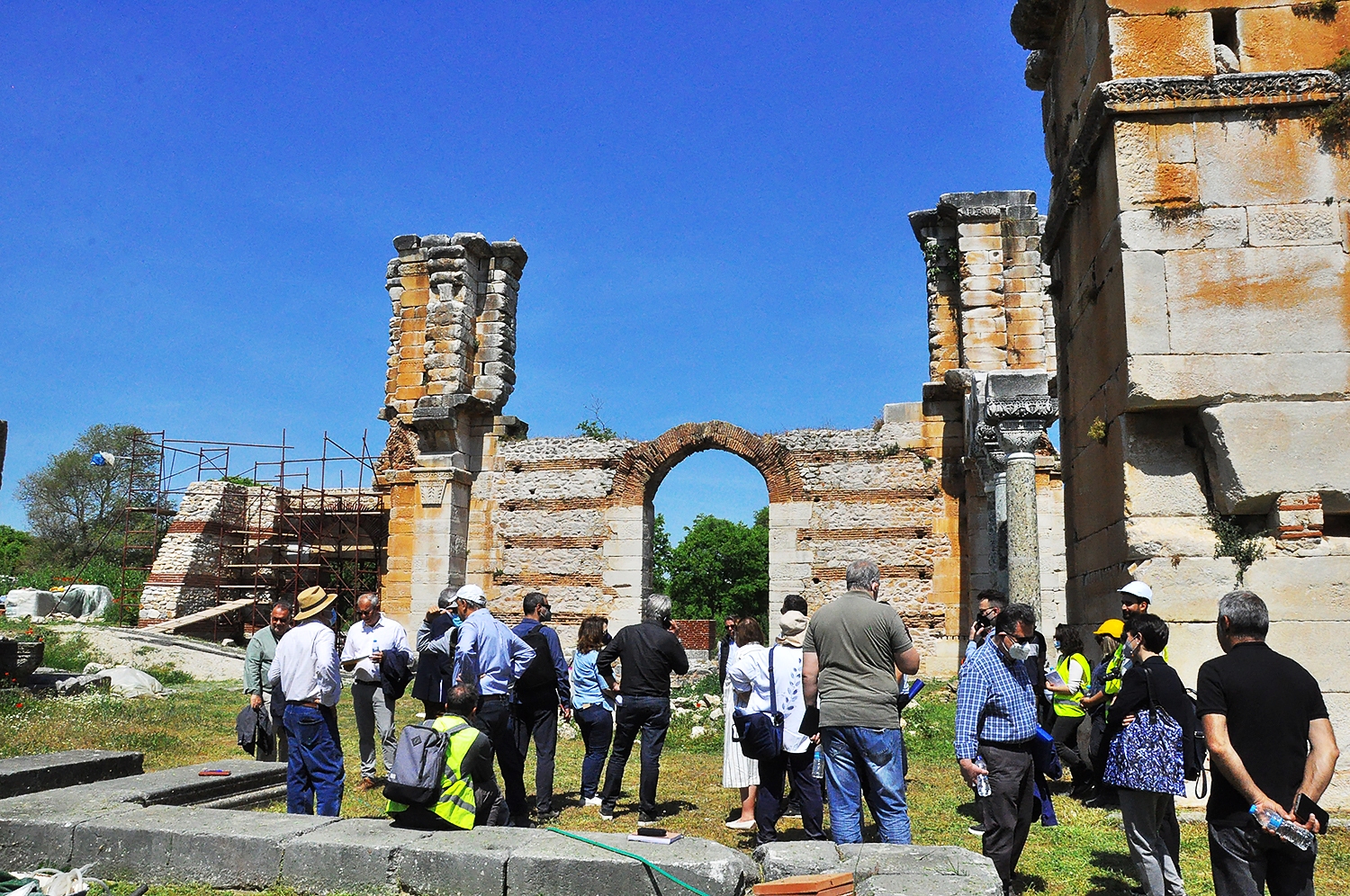 Αρχαιολογικός χώρος Φιλίππων: Τα τρία σημαντικά έργα που γίνονται εκεί και η αυτοψία της υπουργού Πολιτισμού