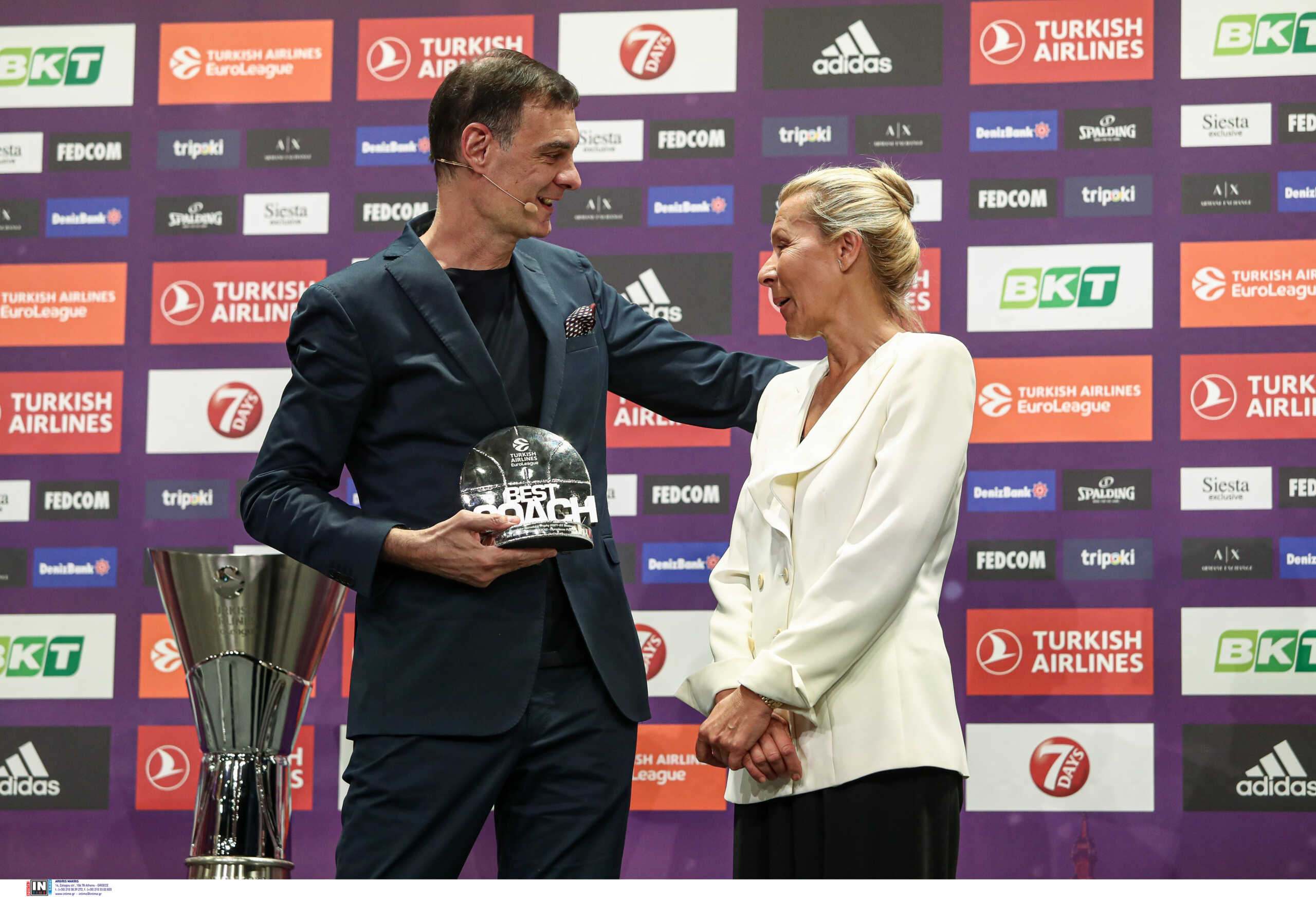 Final Four 2022: Ο Γιώργος Μπαρτζώκας κορυφαίος προπονητής στη Euroleague