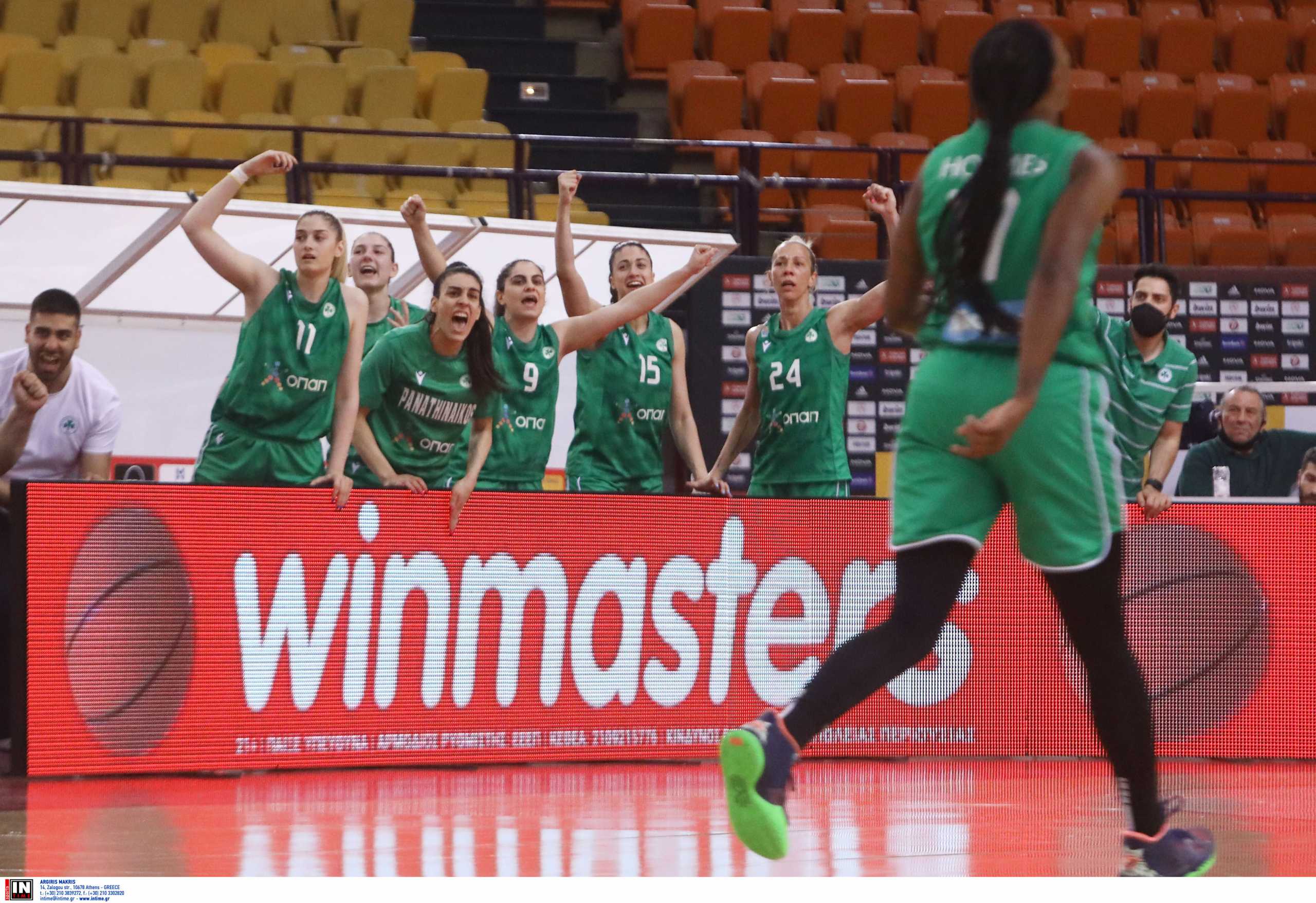 Ολυμπιακός – Παναθηναϊκός 76-81: Μείωσαν με break σε 2-1 οι «πράσινες» στους τελικούς του μπάσκετ γυναικών