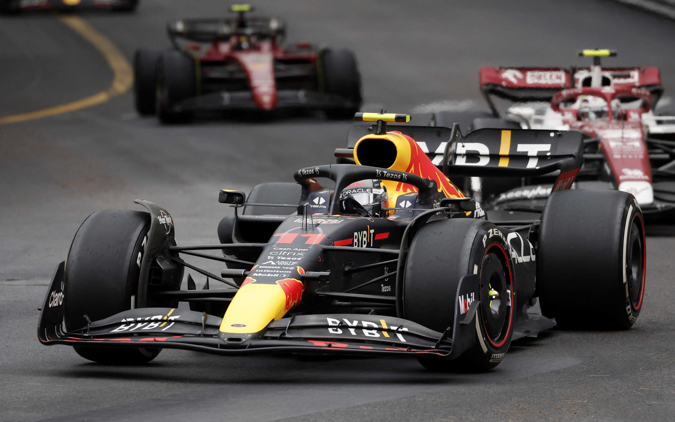 Formula One F1 - Monaco Grand Prix - Circuit de Monaco, Monte Carlo, Monaco - May 29, 2022 Red Bull's Sergio Perez in action during the race REUTERS