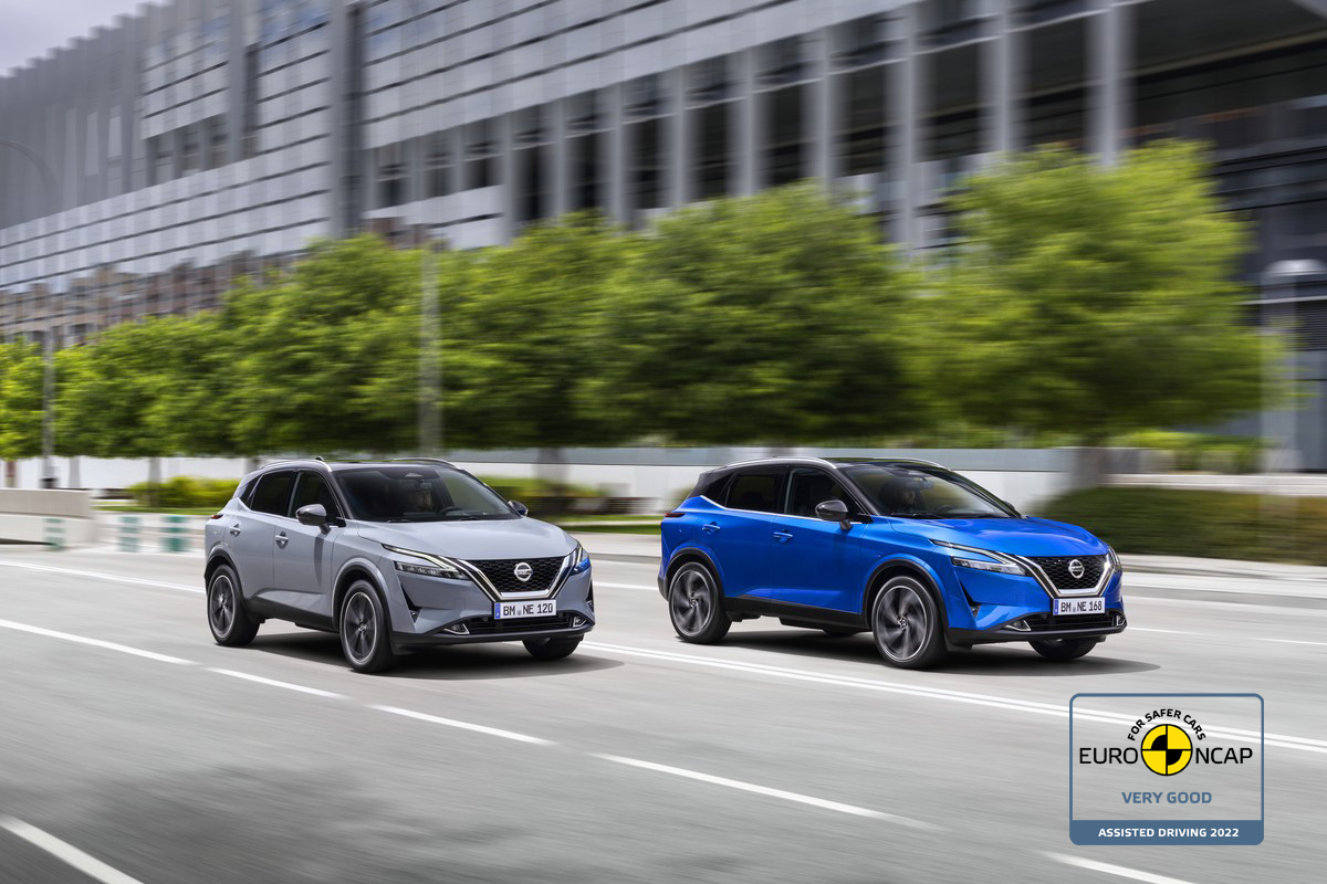 Nissan Qashqai achieves “very good” rating in EURO NCAP’s Assisted Driving assessment