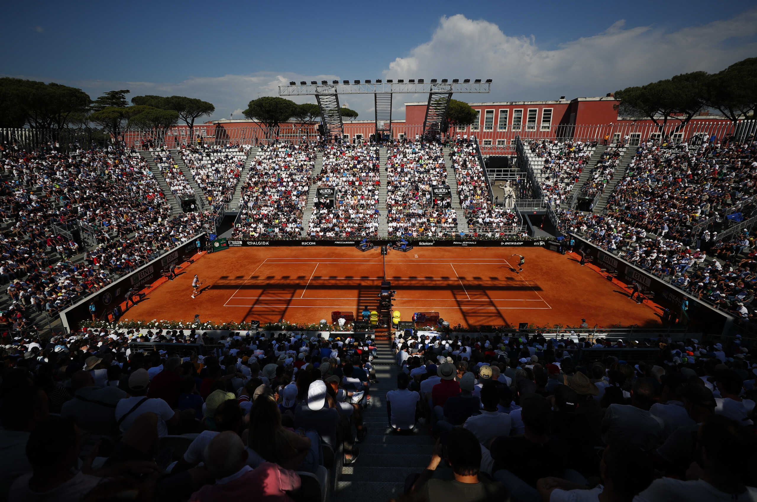 Tennis - ATP Masters 1000 - Italian Open - Foro Italico, Rome, Italy - May 11, 2022 General view of Bulgaria's Grigor Dimitrov in action during his second round match against Greece's Stefanos Tsitsipas REUTERS