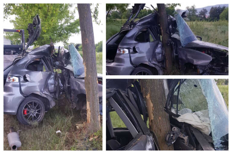 Σοβαρό τροχαίο στην Πτολεμαΐδα: Αυτοκίνητο «καρφώθηκε» σε δέντρο
