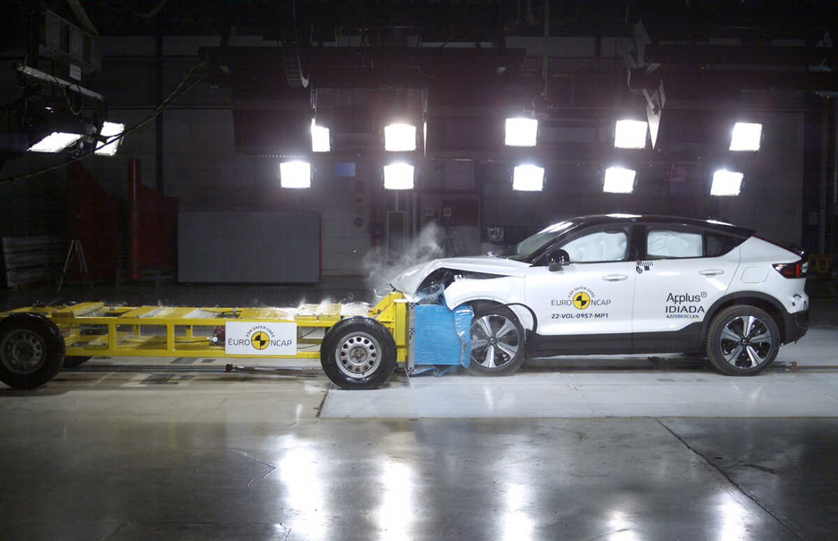Fully electric C40 Recharge continues Volvo Cars five-star streak in Euro NCAP safety testing