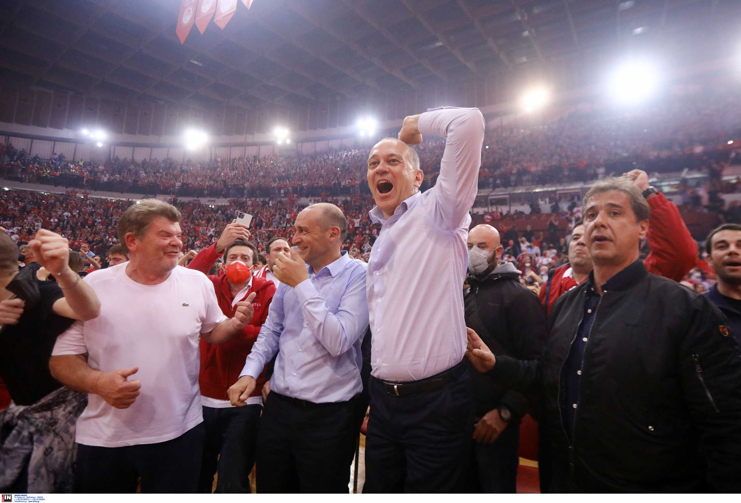 OLYMPIAKOS MONACO EUROLEAGUE  PANAGIOTIS AND GIORGOS ANGELOPOULOS