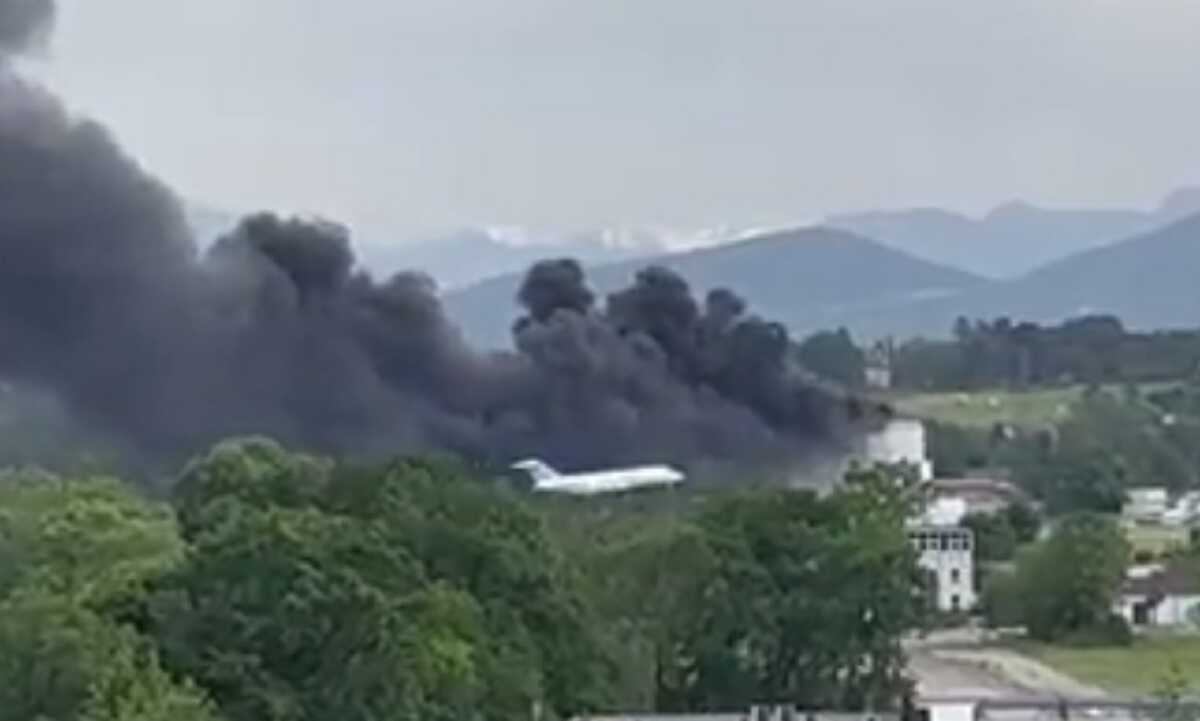 Φωτιά στο αεροδρόμιο της Γενεύης