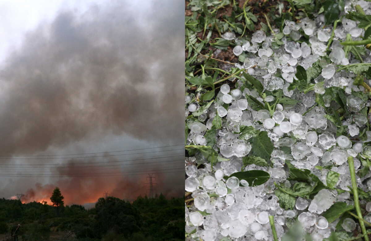 Καιρός – Meteo: Έρχονται επικίνδυνες «πυρομετεωρολογικές» συνθήκες  – Πού θα πέσει χαλάζι