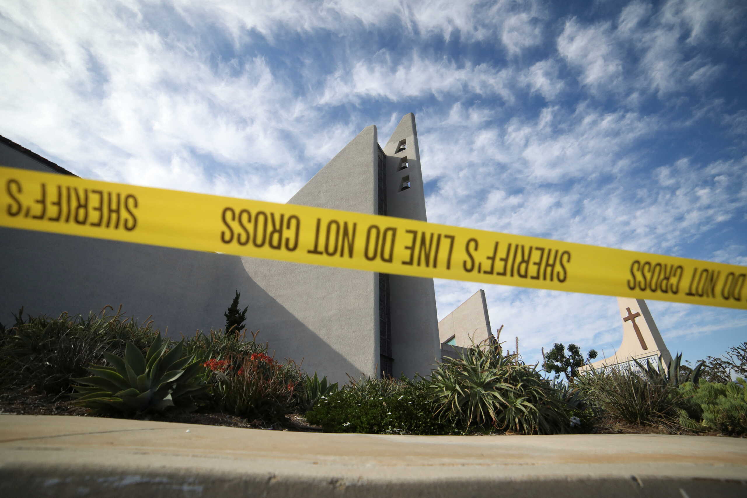 The Geneva Presbyterian Church is seen after a deadly shooting, in Laguna Woods, California, U.S. May 15, 2022.  REUTERS