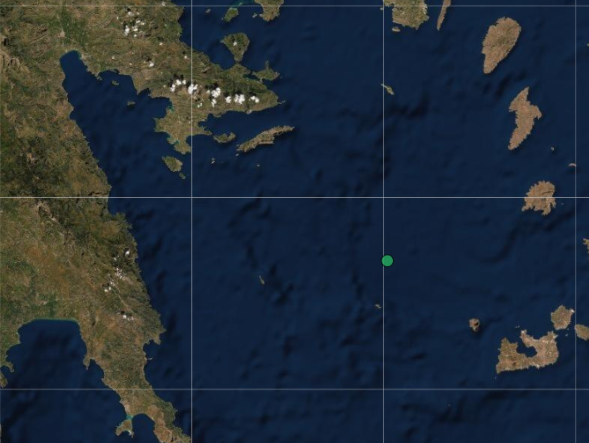 Σεισμός στη Μήλο: 3,1 Ρίχτερ προς Πελοπόννησο