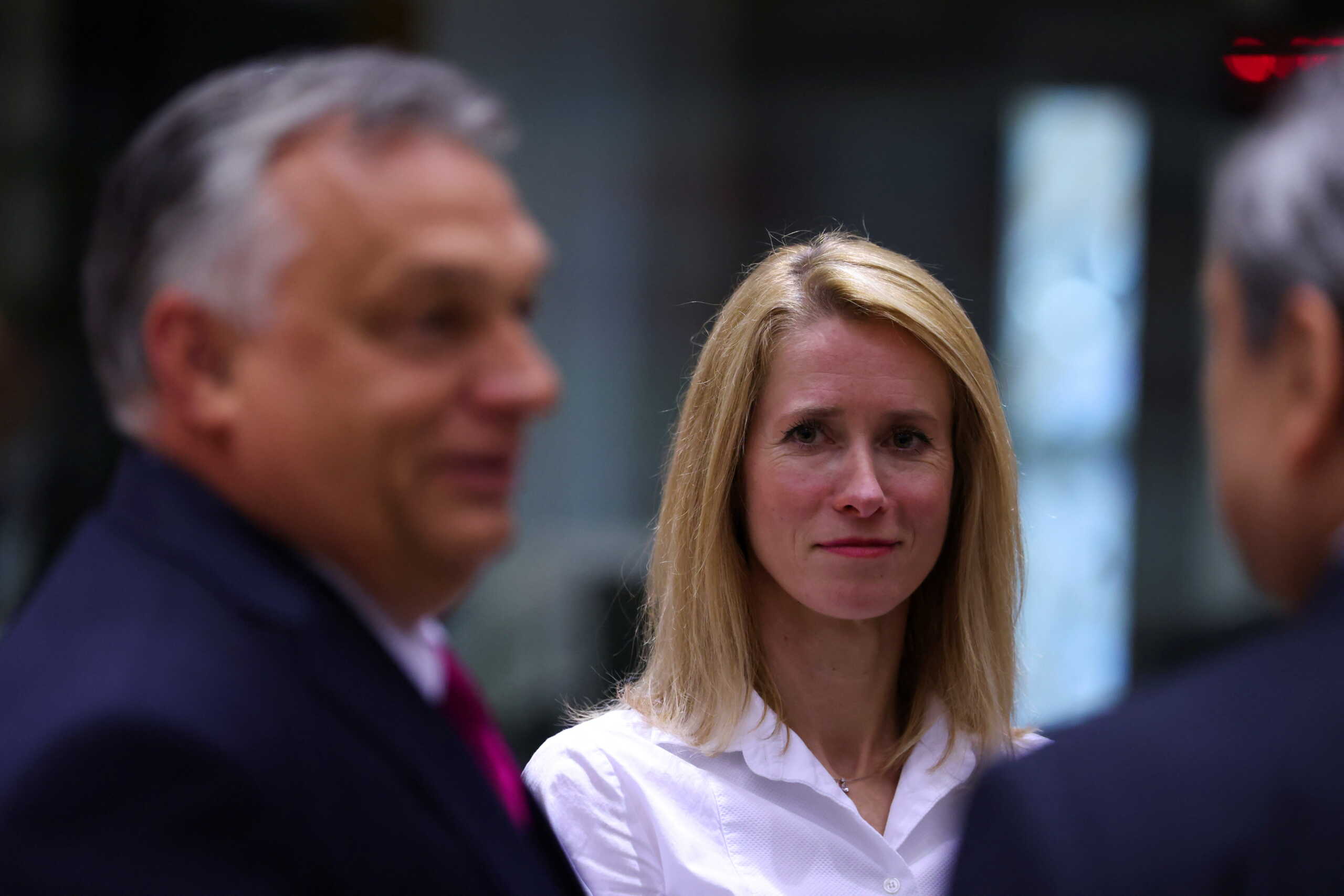 Estonia's Prime Minister Kaja Kallas attends the European Union leaders summit, as EU's leaders attempt to agree on Russian oil sanctions in response to Russia's invasion of Ukraine, in Brussels, Belgium May 30, 2022. REUTERS