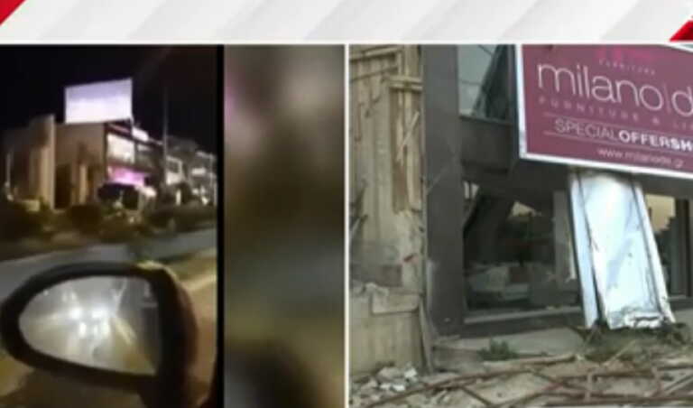 Παλλήνη: Λεωφορείο καρφώθηκε σε κατάστημα μετά από «τρελή πορεία»