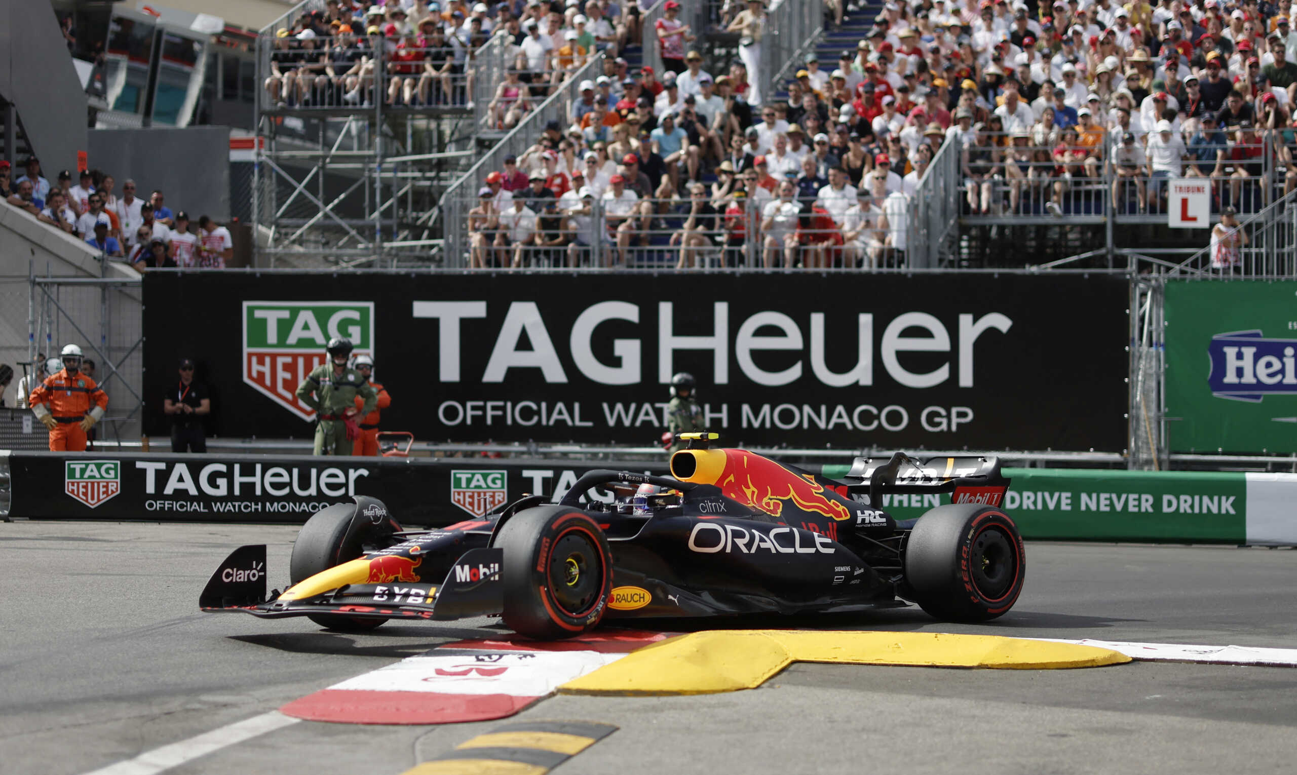 Formula One F1 - Monaco Grand Prix - Circuit de Monaco, Monte Carlo, Monaco - May 28, 2022 Red Bull's Sergio Perez during qualifying REUTERS