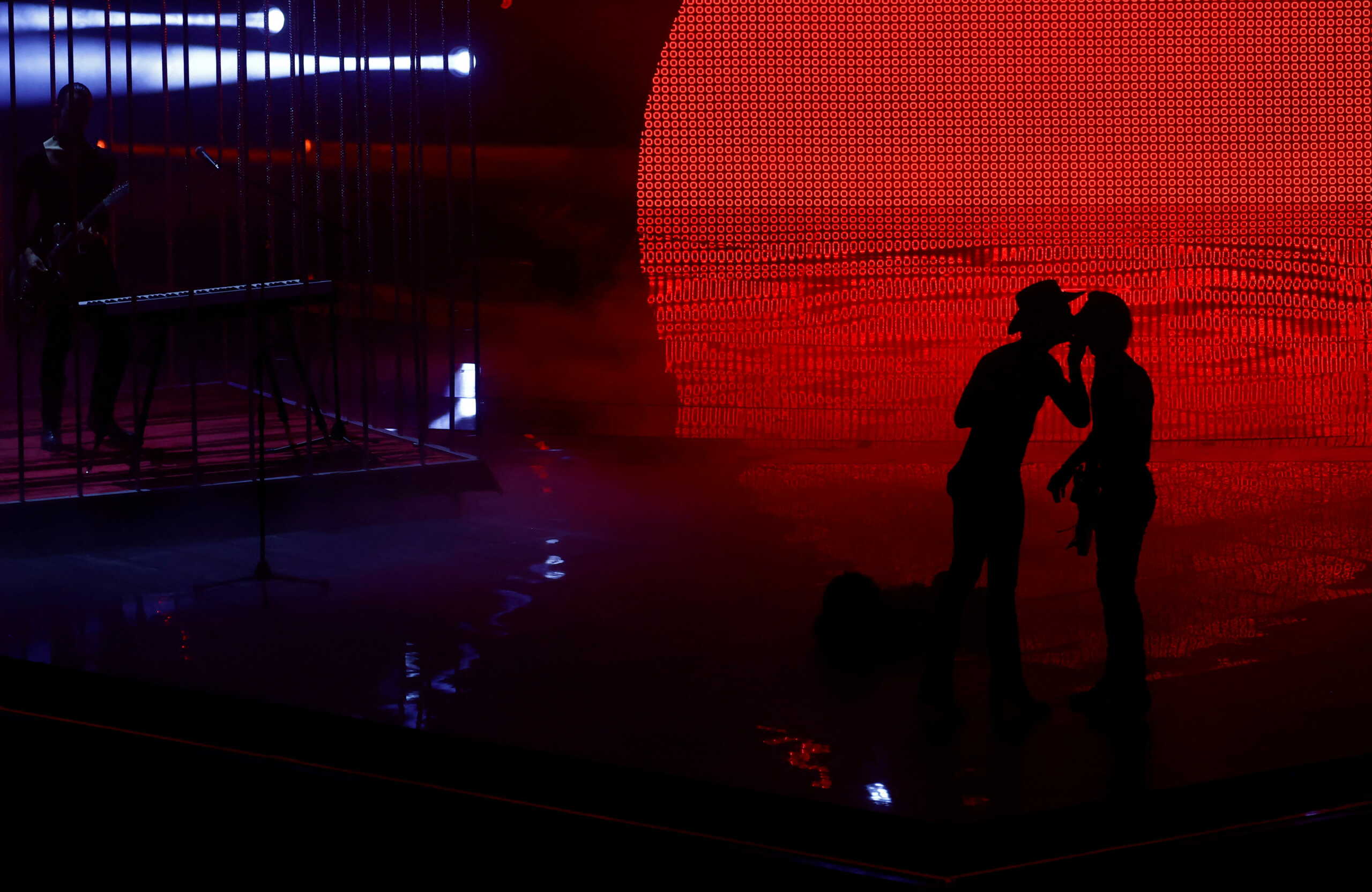 Achille Lauro from San Marino performs during the second semi-final of the 2022 Eurovision Song Contest in Turin, Italy May 12, 2022. REUTERS