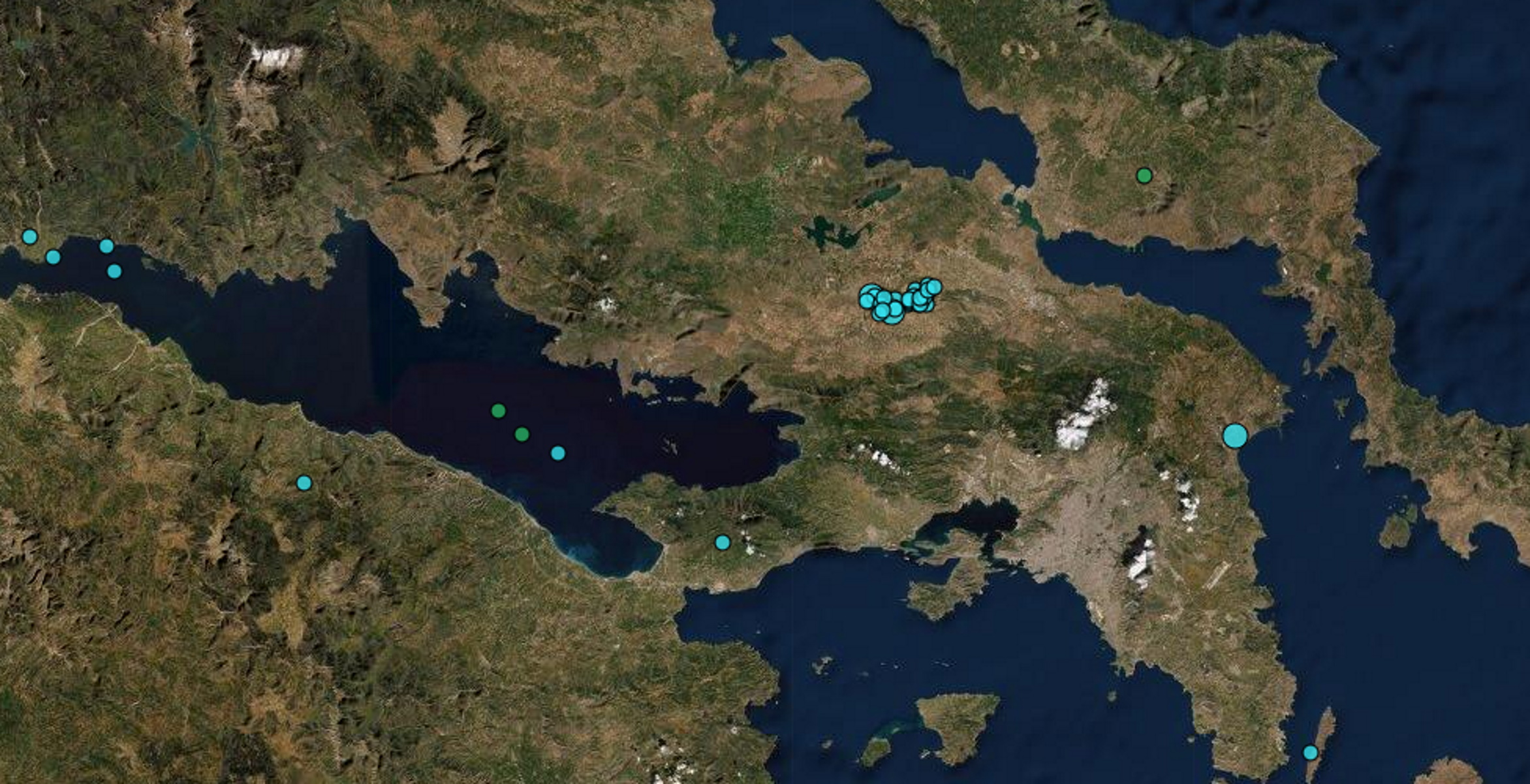 Σεισμός 3,2 ρίχτερ στη Θήβα – Εστιακό βάθος 12 χιλιόμετρα