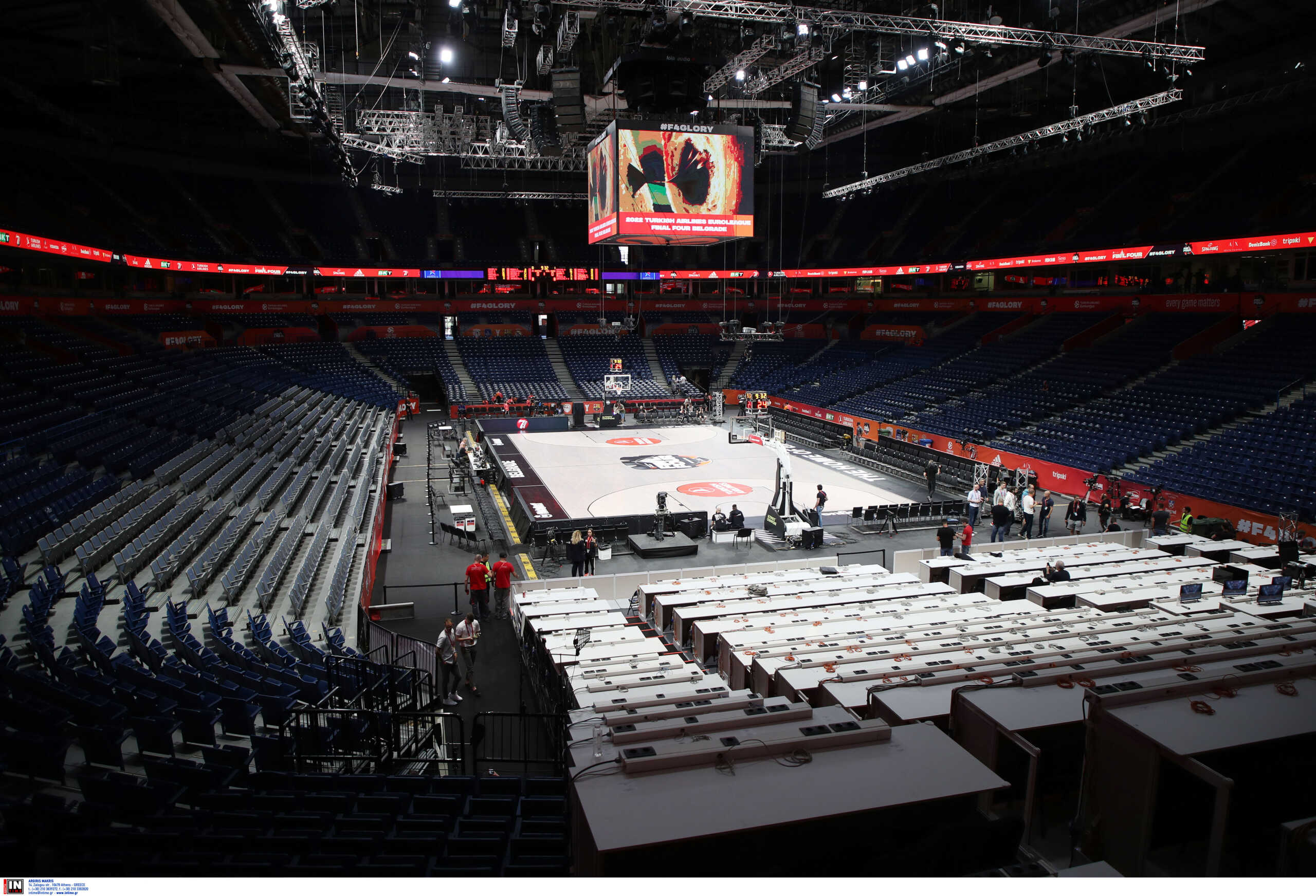 Ολυμπιακός – Εφές: Αυτή είναι η Stark Arena που θα βαφτεί στα ερυθρόλευκα
