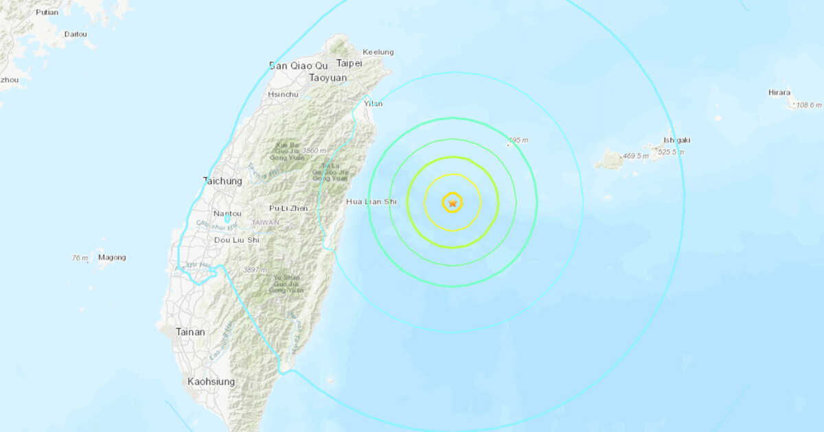 Σεισμός 6,3 Ρίχτερ στην Ταϊβάν