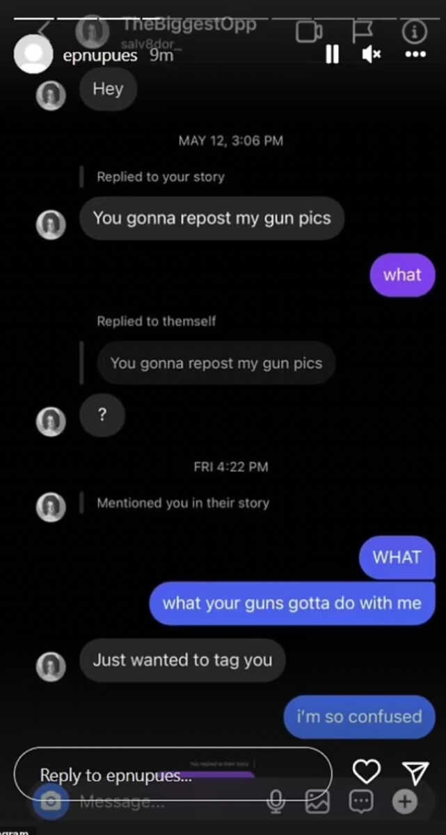 texas shooter texts