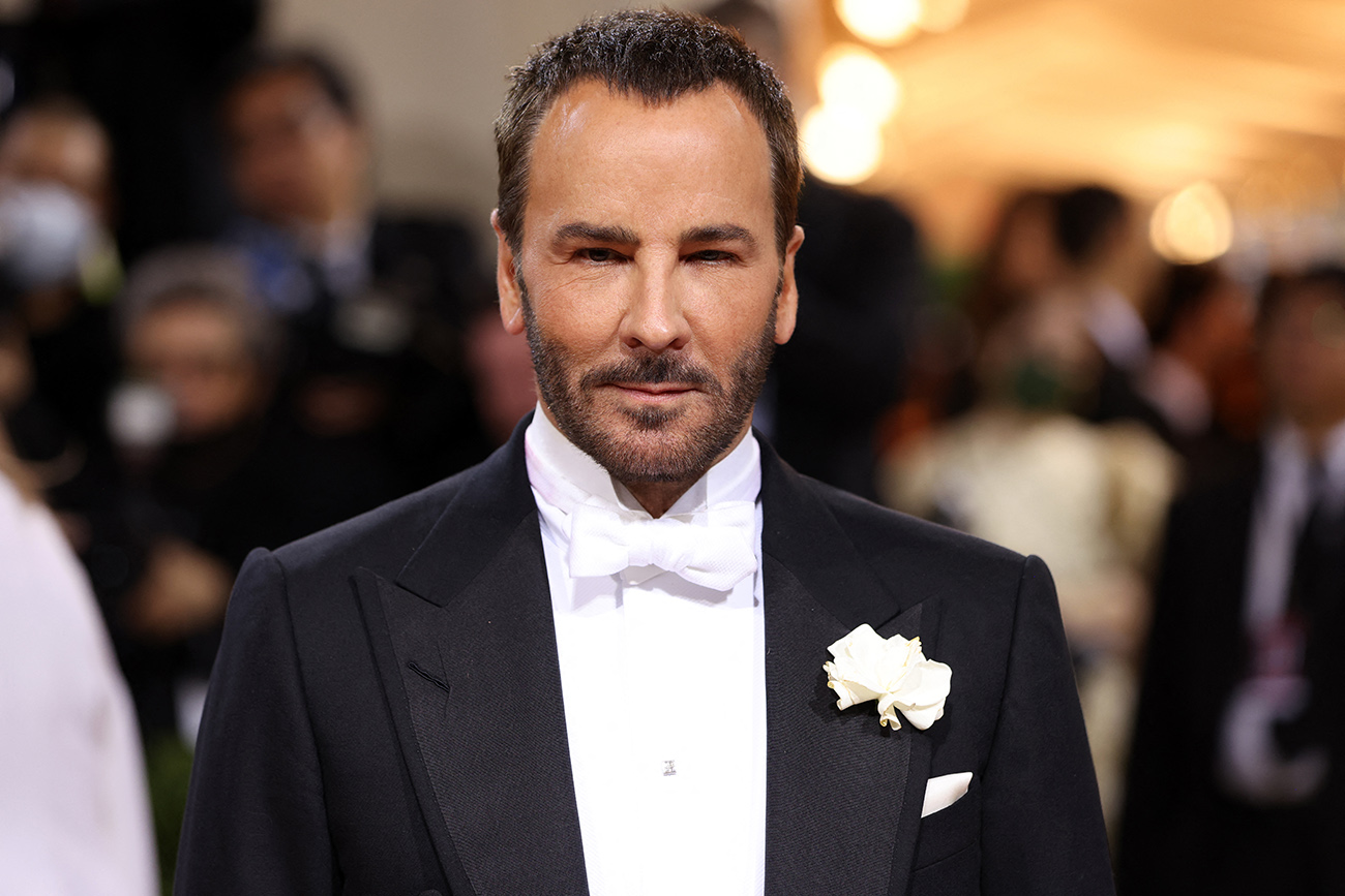 Designer Tom Ford arrives at the In America: An Anthology of Fashion themed Met Gala at the Metropolitan Museum of Art in New York City, New York, U.S., May 2, 2022. REUTERS
