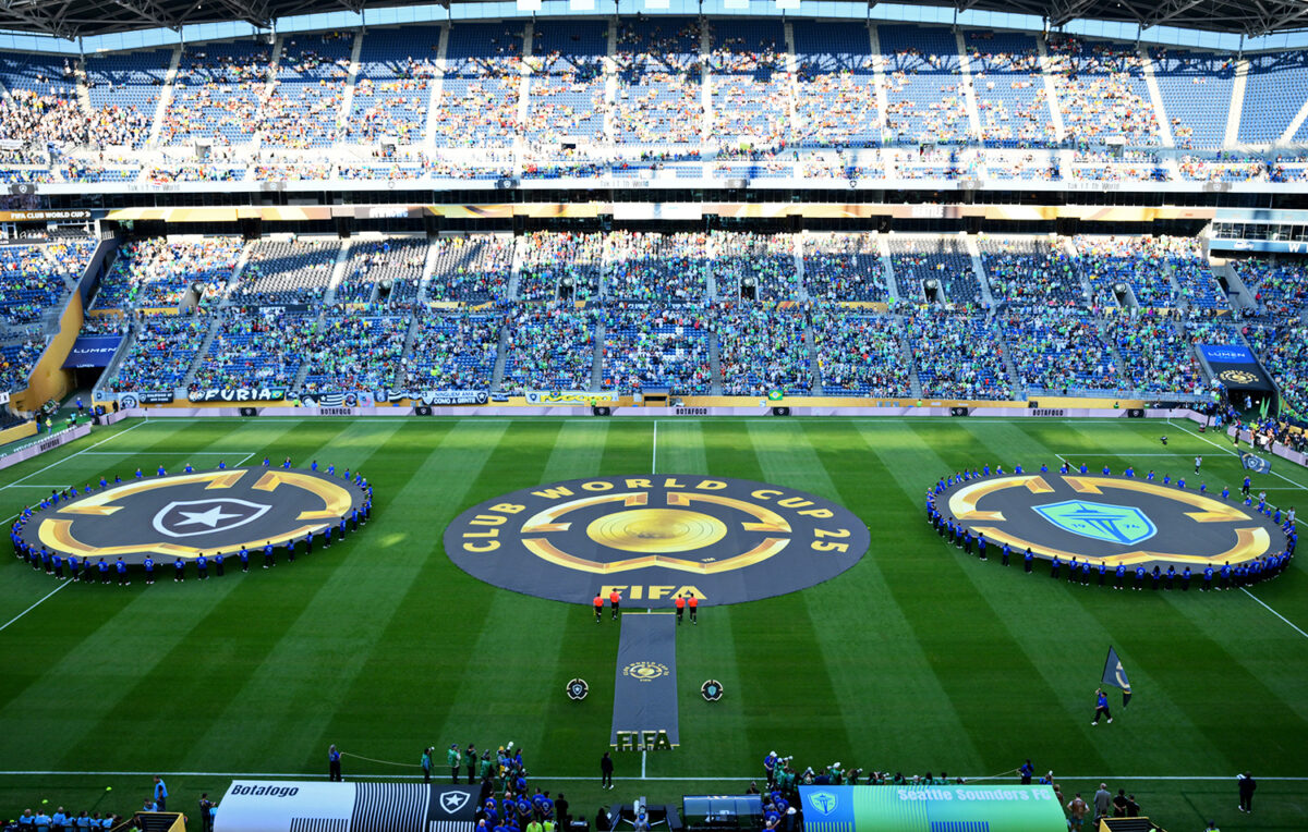Soccer Football - FIFA Club World Cup - Group B - Botafogo v Seattle Sounders FC - Lumen Field, Seattle, Washington, U.S. - June 15, 2025 General view inside the stadium before the match IMAGN IMAGES via Reuters/Steven Bisig
