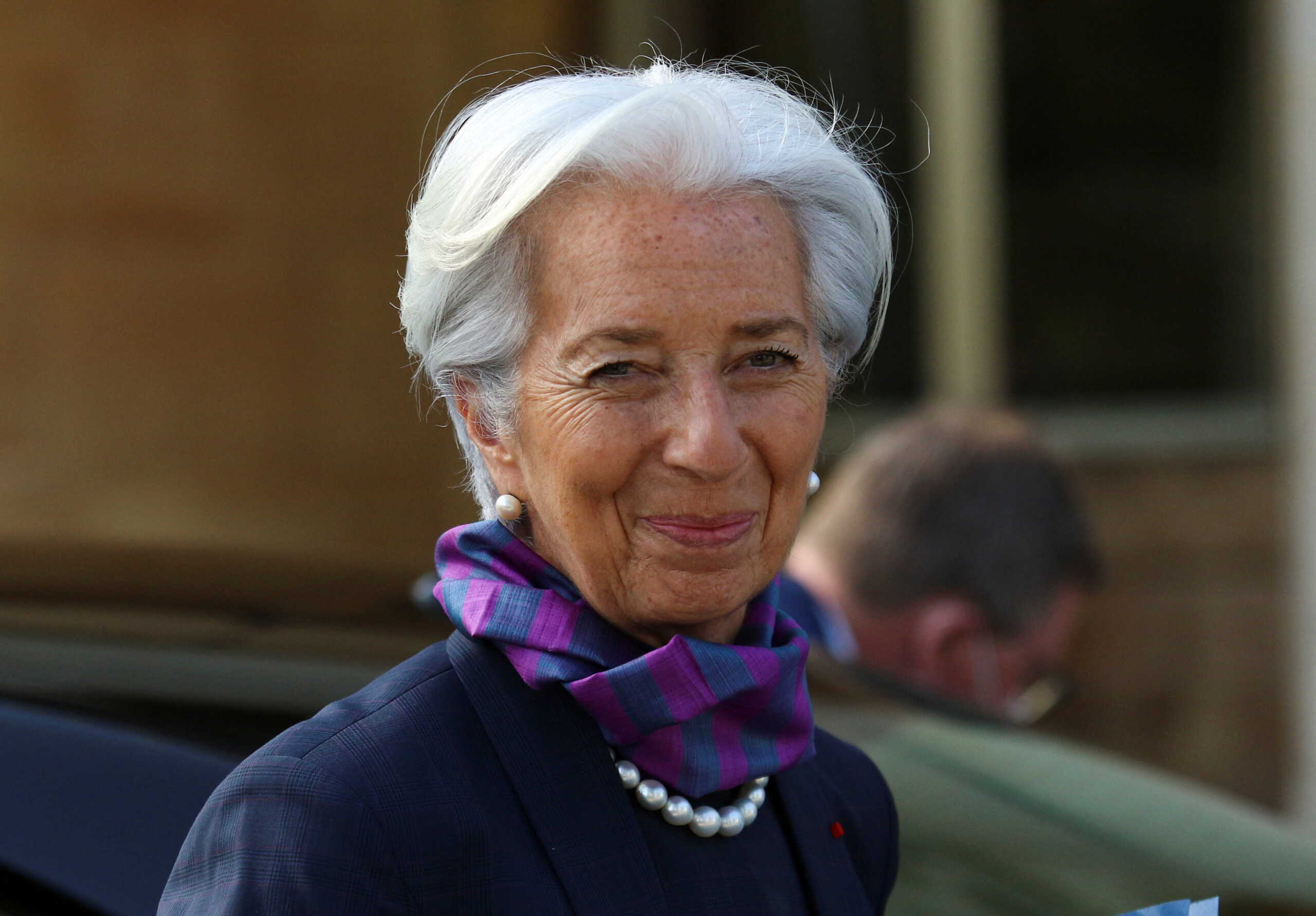 FILE PHOTO: President of European Central Bank Christine Lagarde arrives for a meeting with Cypriot President Nicos Anastasiades at the Presidential Palace in Nicosia, Cyprus March 30, 2022. REUTERS