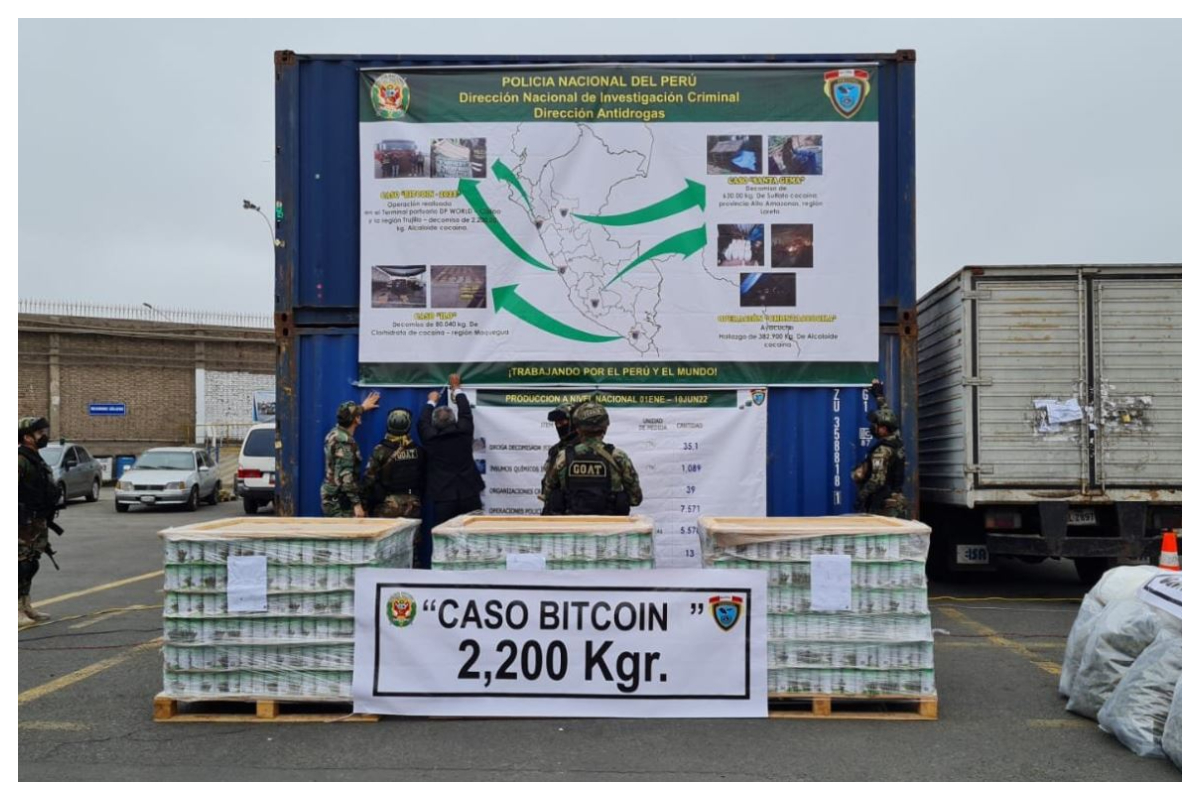 Περού: 2,2 τόνοι κοκαΐνης θα «ταξίδευαν» για Ολλανδία, κρυμμένοι σε φορτίο με σπαράγγια