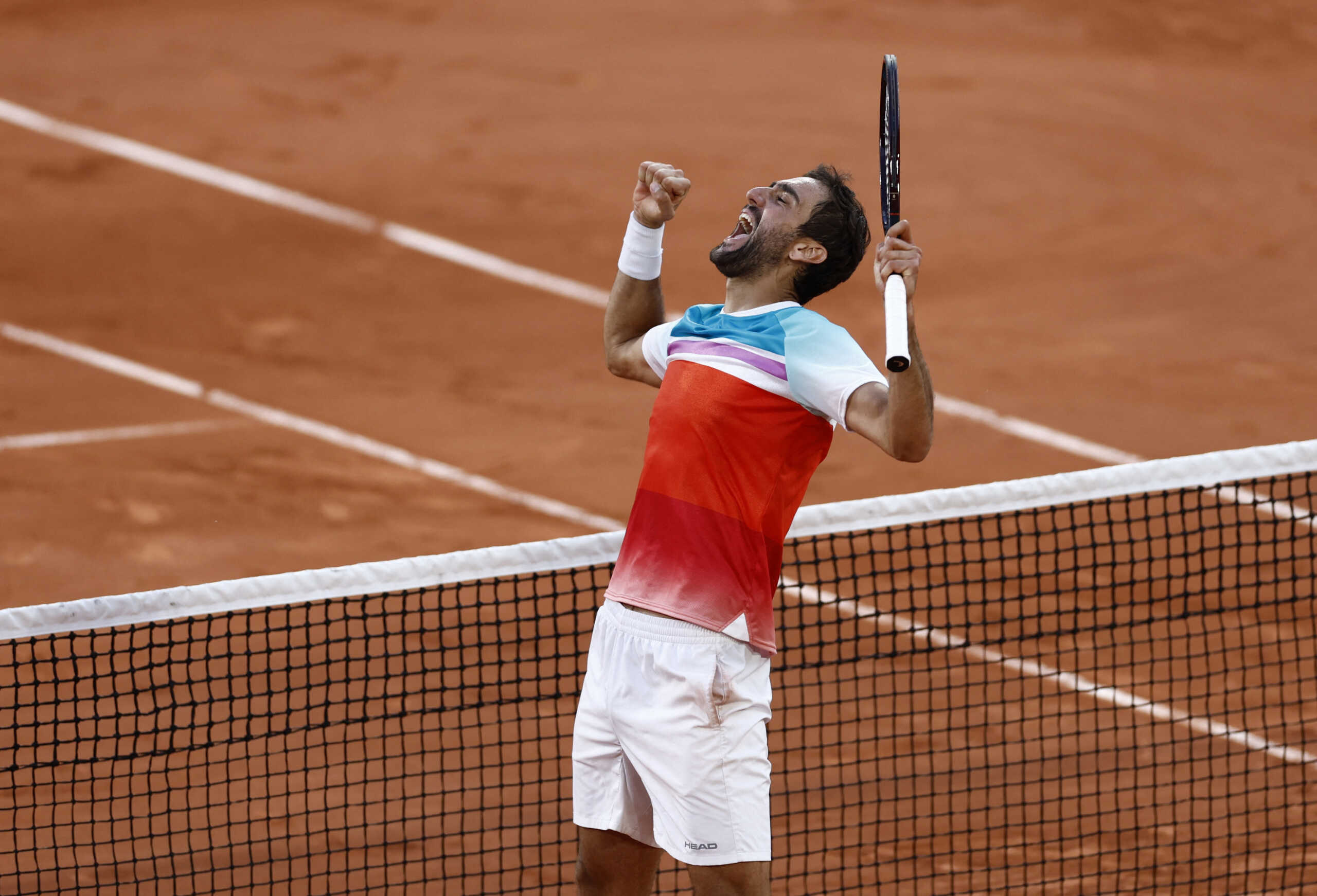 Roland Garros: Νέα έκπληξη από τον Τσίλιτς, απέκλεισε και τον Ρούμπλεφ και πέρασε στα ημιτελικά
