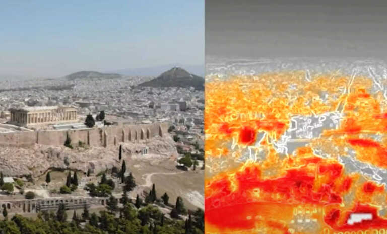 Εντυπωσιακό βίντεο καταγράφει την «επίθεση» των θερμικών αλλαγών στην Ακρόπολη
