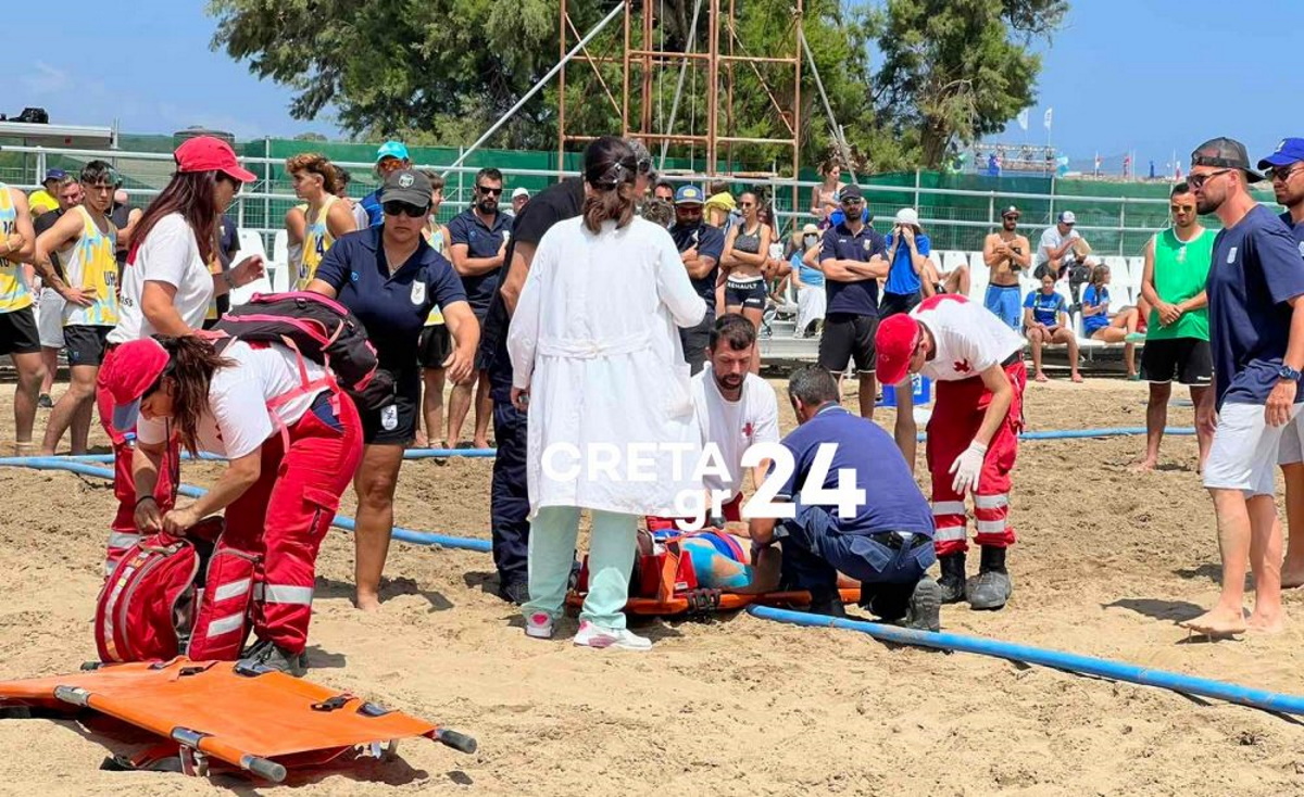 Τραυματίστηκε σοβαρά Έλληνας αθλητής στο παγκόσμιο πρωτάθλημα beach handball