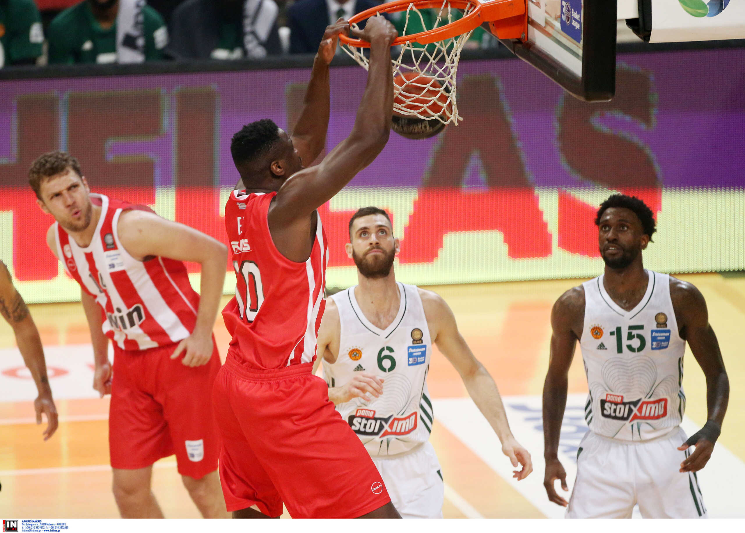 Παναθηναϊκός – Ολυμπιακός LIVE ο δεύτερος τελικός για τη Basket League