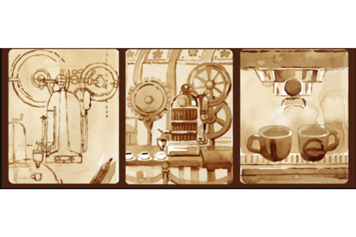 Angelo Moriondo: Google Doodle για τον πατέρα της μηχανής εσπρέσο