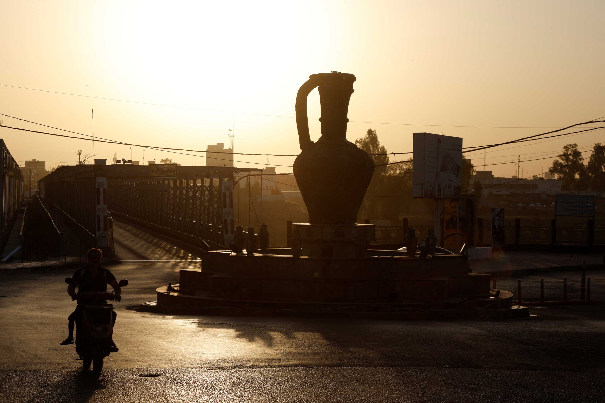 A general view of the Old Bridge in the Old City of Mosul, Iraq, June 9, 2022. REUTERS