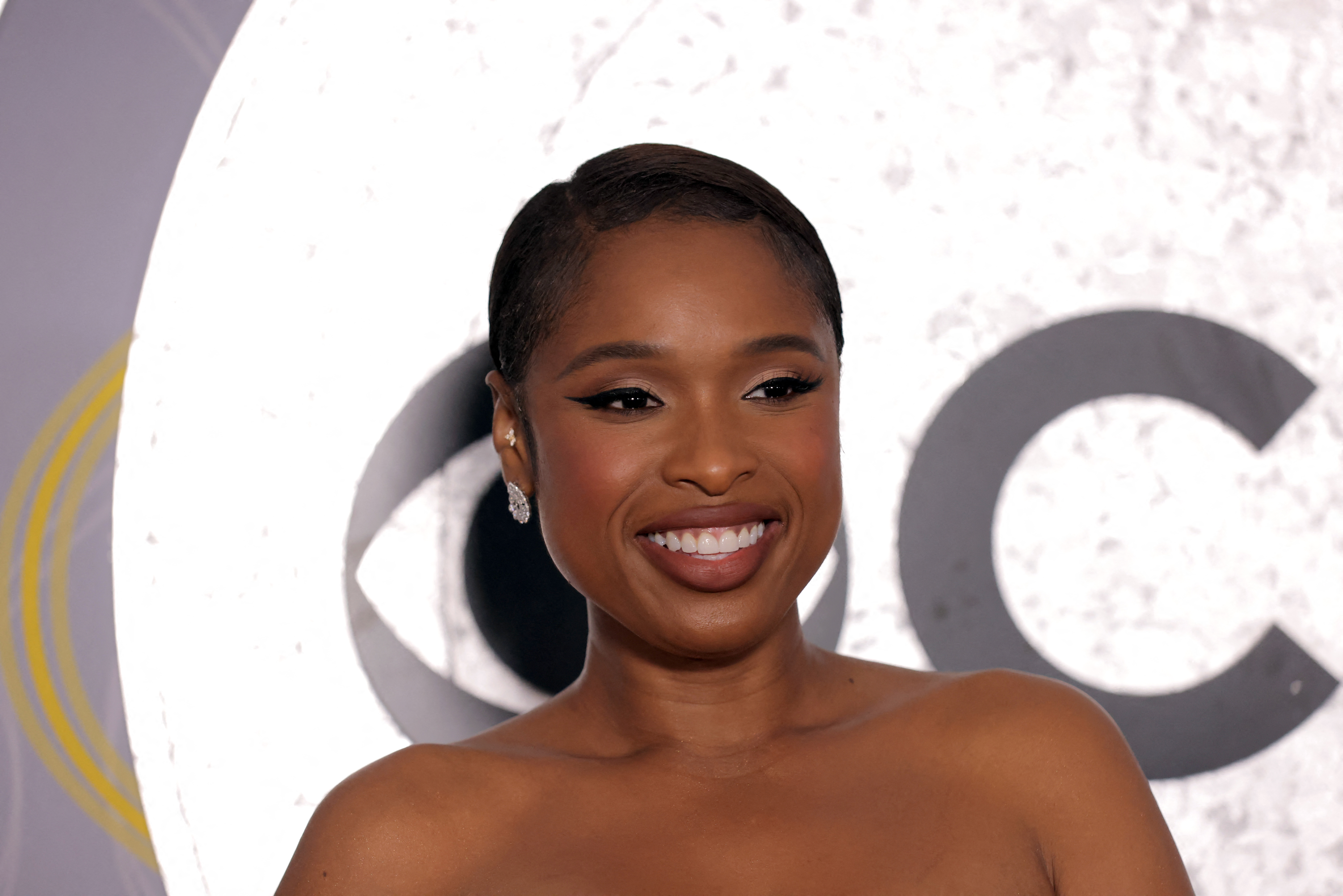 Jennifer Hudson poses as she arrives for the 75th Annual Tony Awards in New York City, U.S., June 12, 2022. REUTERS