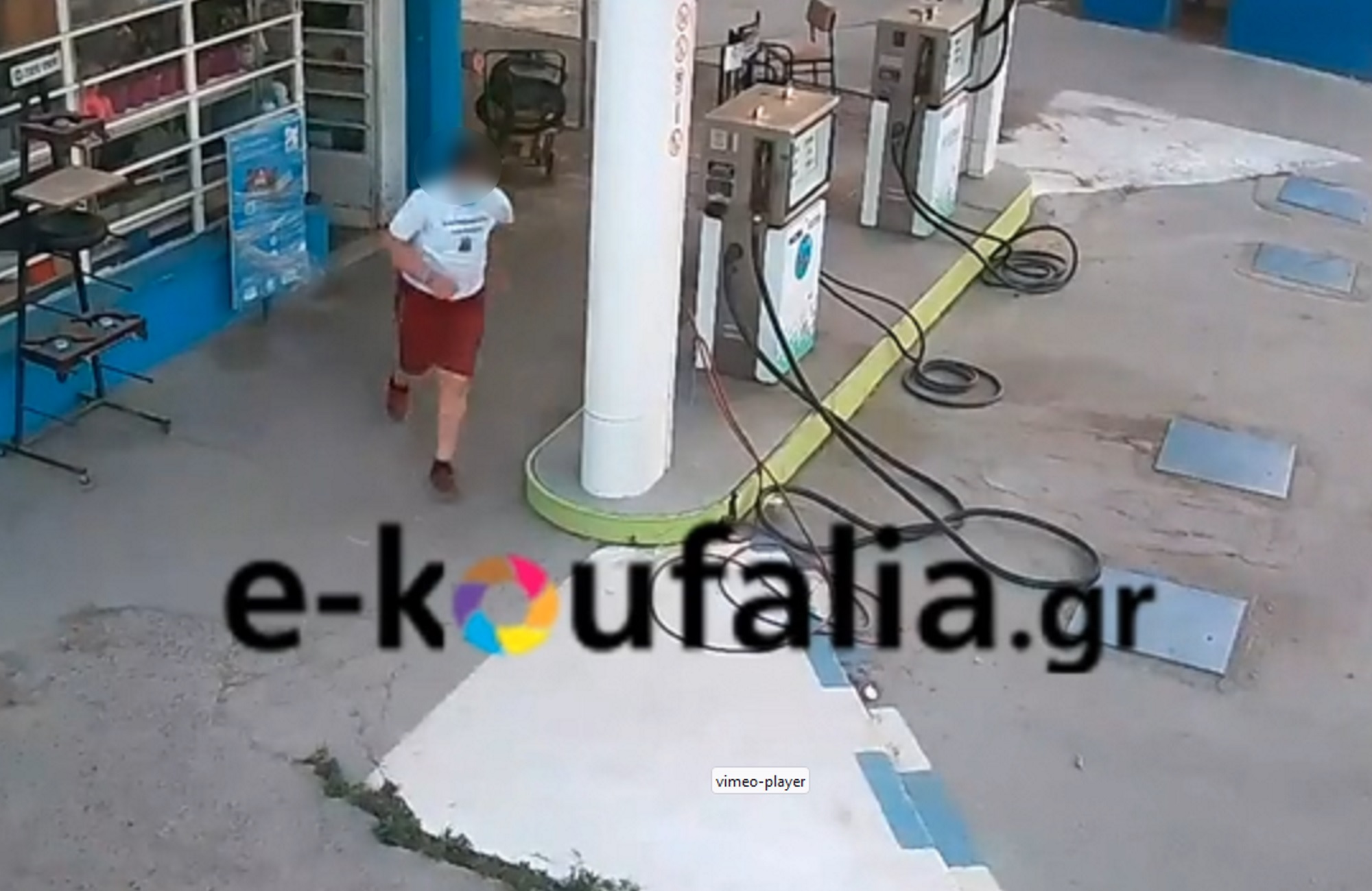 Θεσσαλονίκη: Εικόνες ντοκουμέντα από ληστεία σε βενζινάδικο – Η παγίδα του δράστη στον υπεύθυνο