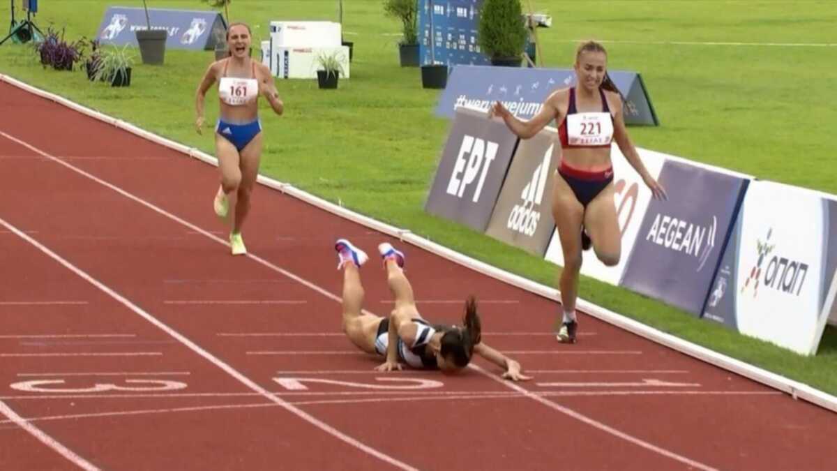 Πανελλήνιο Πρωτάθλημα Στίβου: Η Αναστασία Μαρινάκου έχασε το χρυσό μετάλλιο πέφτοντας στον τερματισμό