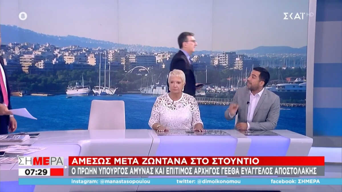 Χαμός με Πορτοσάλτε: Σηκώθηκε κι έφυγε εκνευρισμένος – «Δεν μας παρατάς πρωί πρωί;»