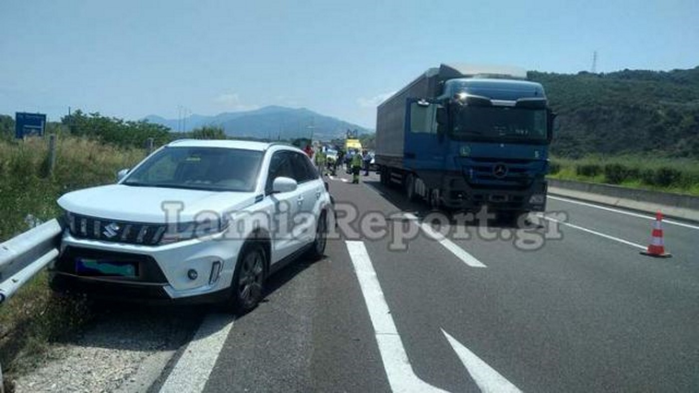 Καραμπόλα με έναν τραυματία στην εθνική οδό Αθηνών – Λαμίας