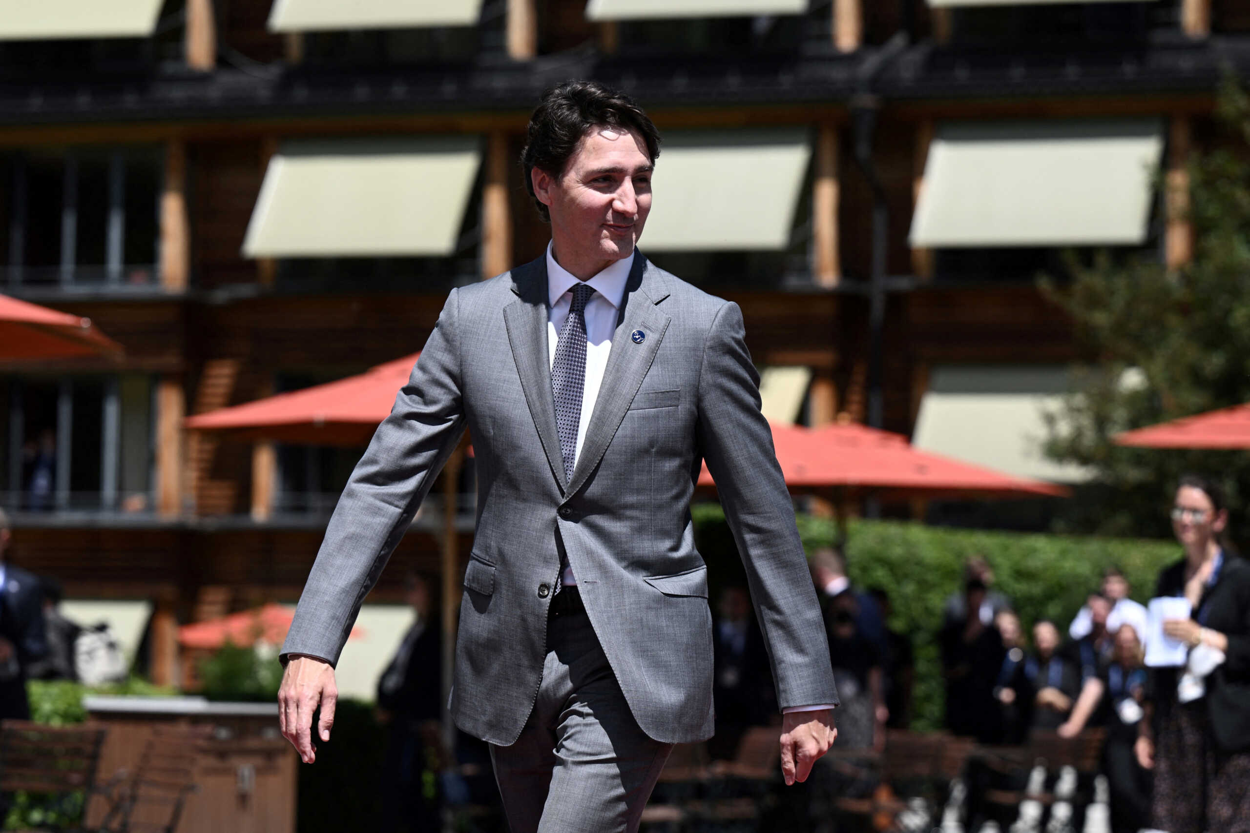 Canada's Prime Minister Justin Trudeau arrives for the start of the G7 Summit at Elmau Castle, near Garmisch-Partenkirchen, Germany June 26, 2022. Brendan Smialowski