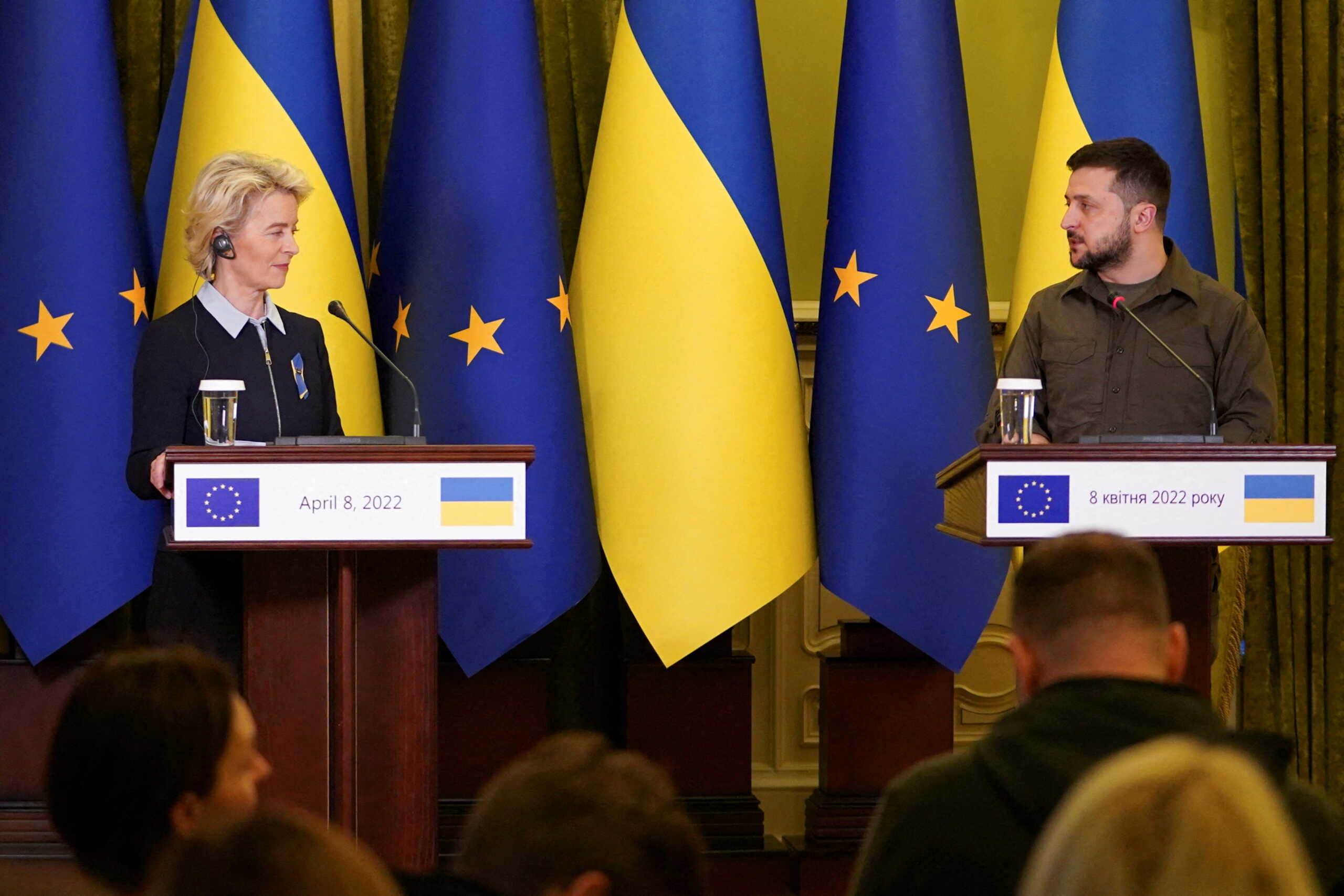 Στην Ουκρανία η Ούρσουλα φον ντερ Λάιεν για την Ημέρα της Ευρώπης